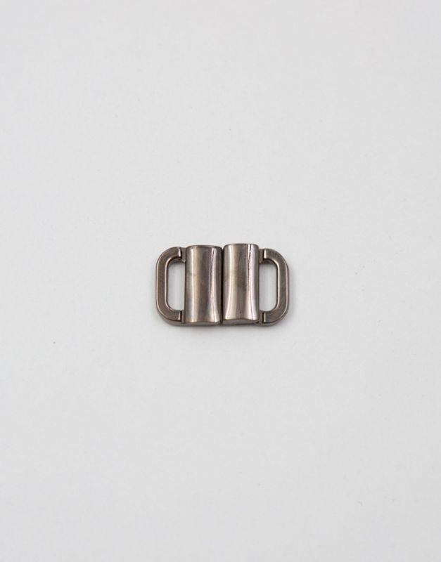 Swimwear Clasp Dark Nickel 10 mm