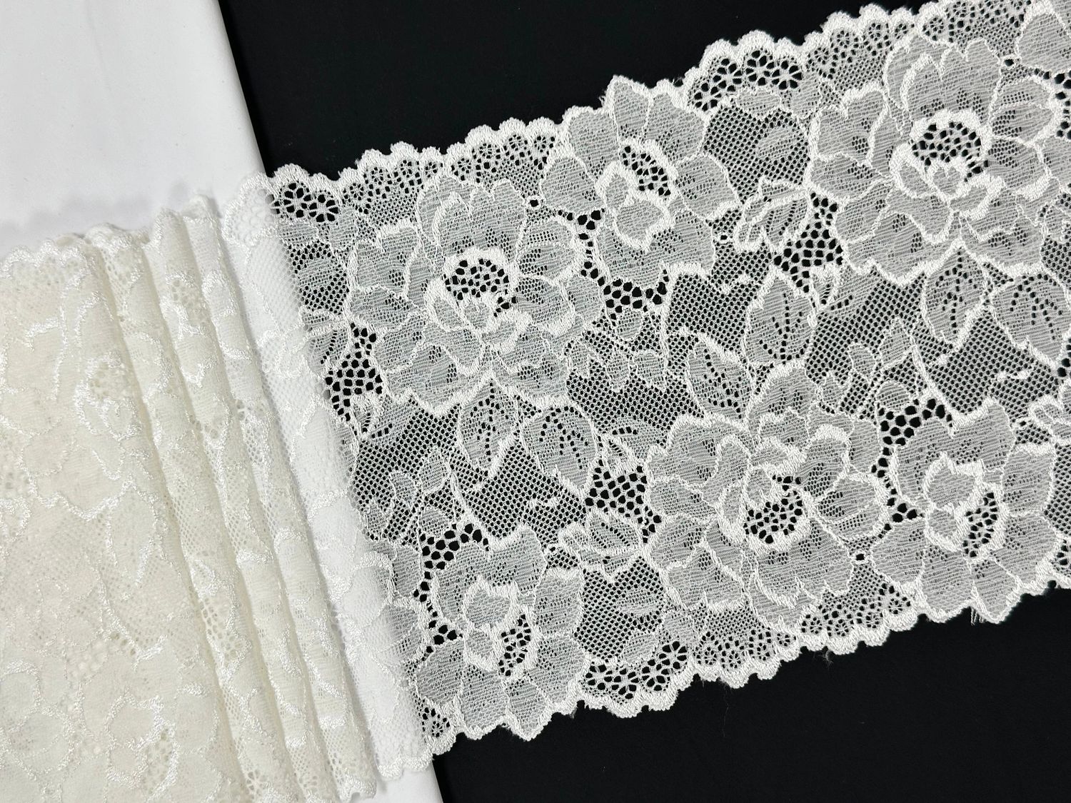 Elastic lace 5035/17 ecru