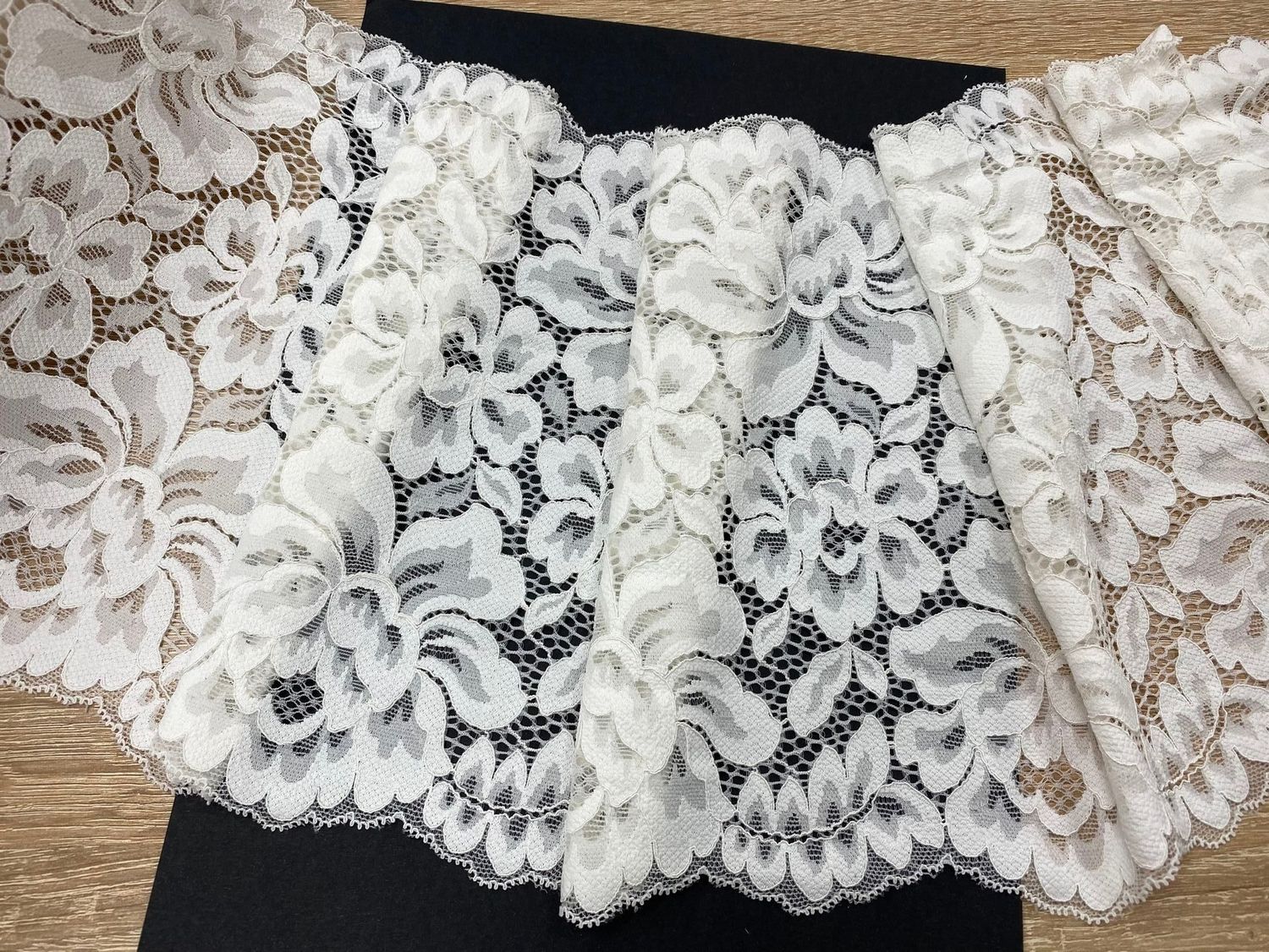 Elastic lace AG-1230 ecru