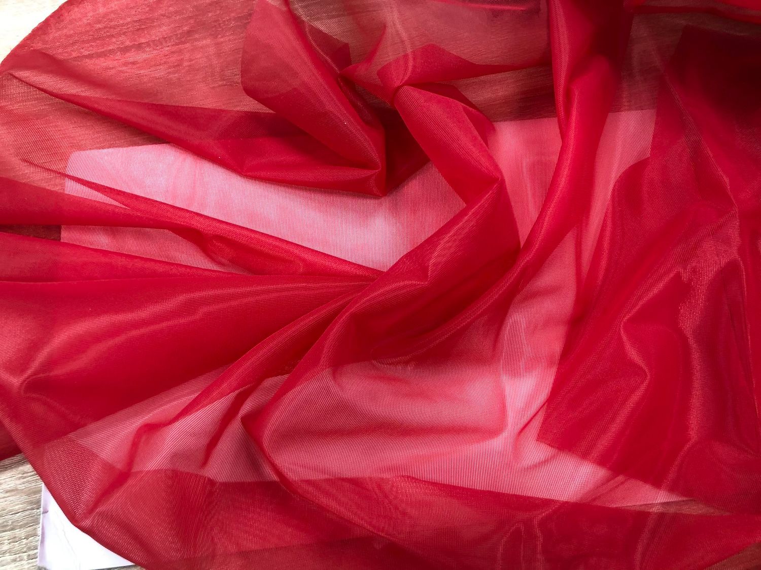 Corset mesh red 1 meter