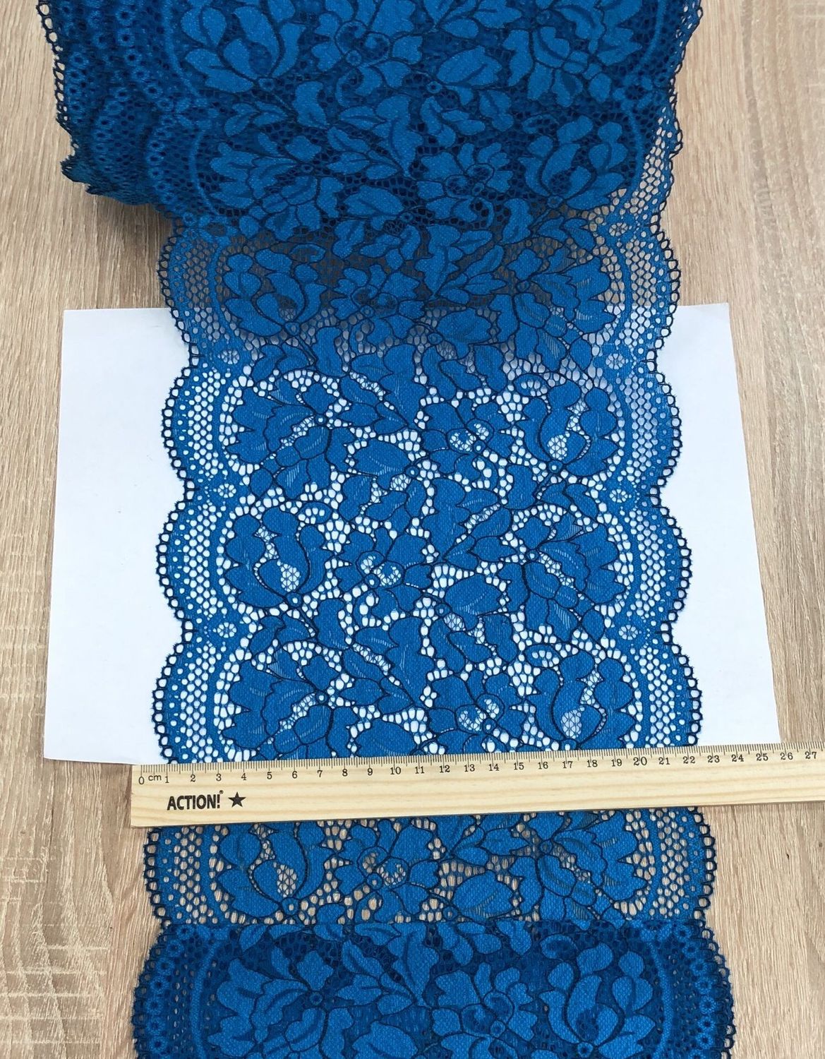 Elastic lace DE-901 methyl blue