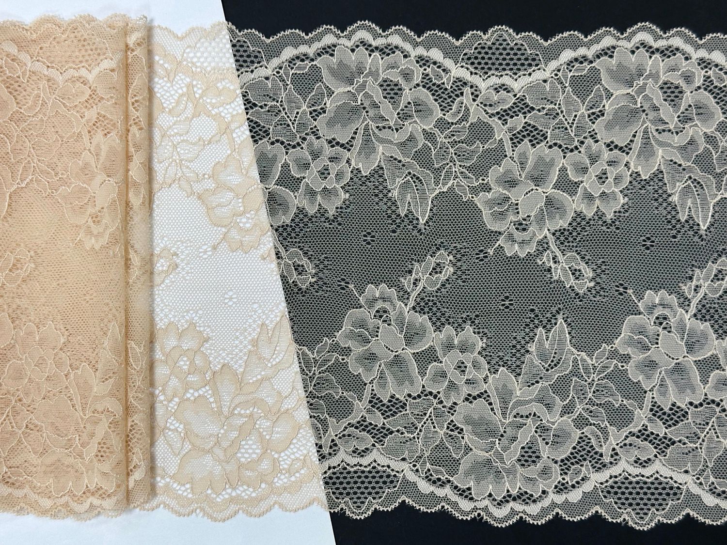 Elastic lace peony 24cm