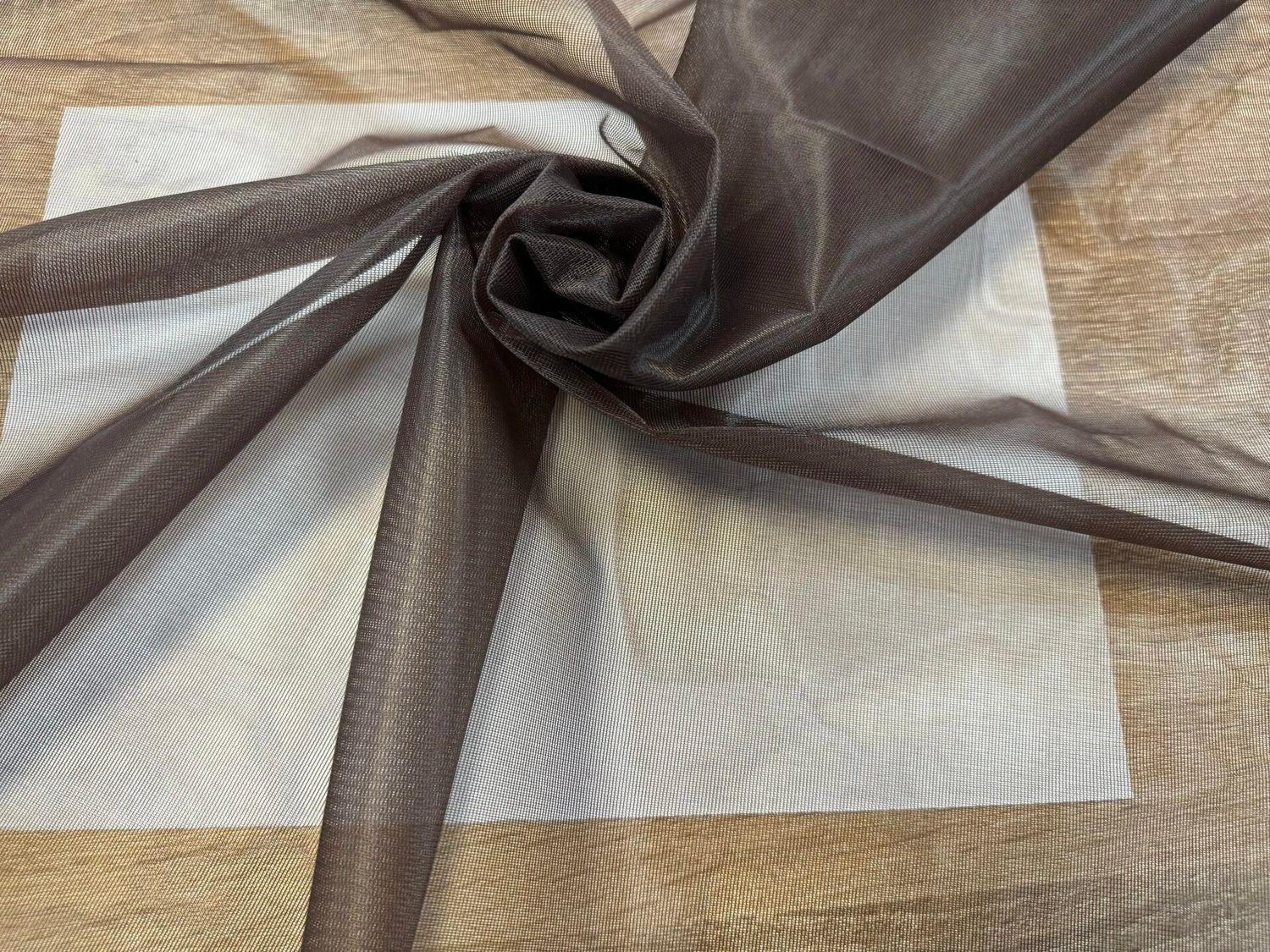Corset mesh chocolate 1 meter