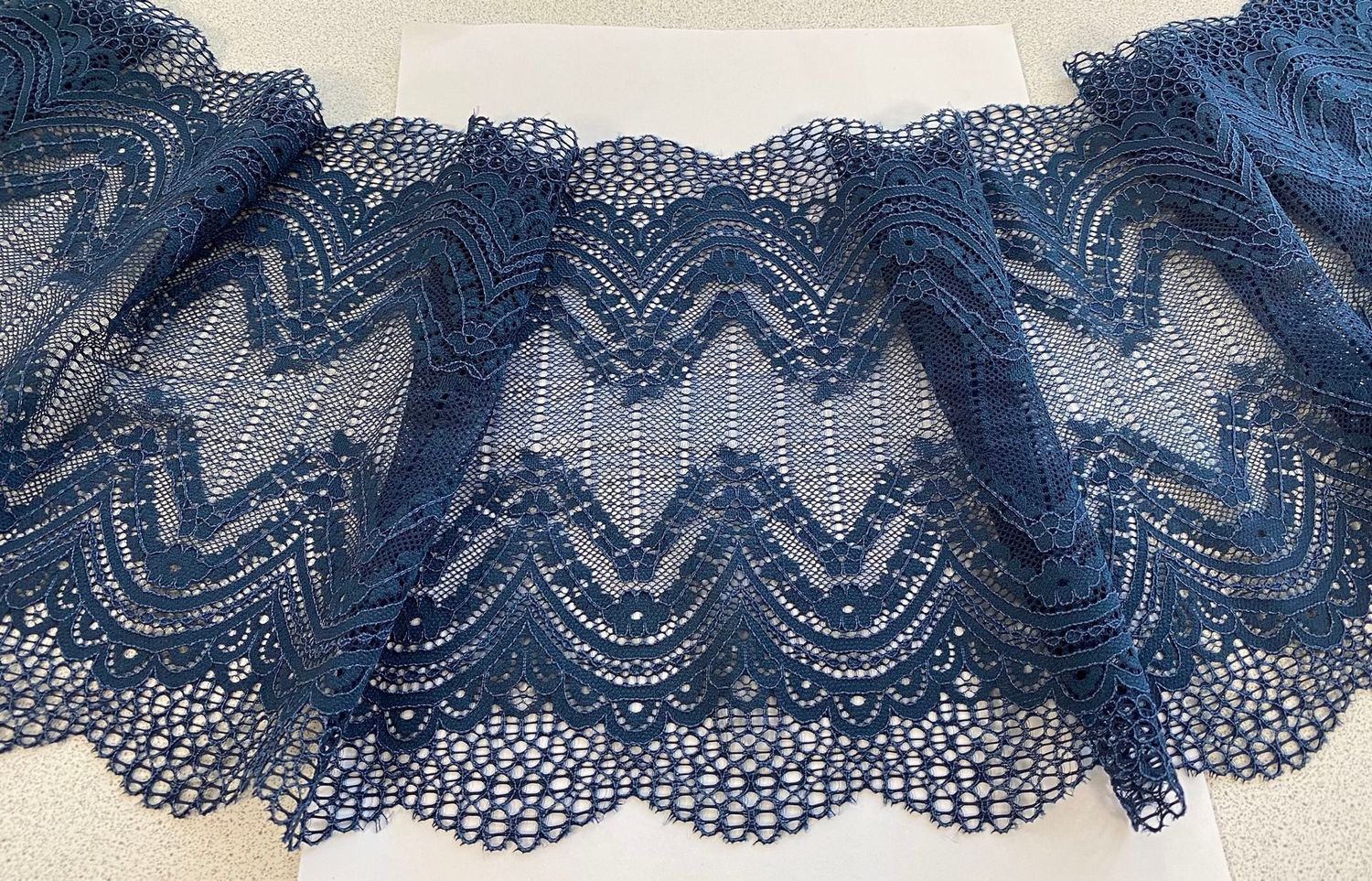 Elastic lace TR-1334 Majolica blue
