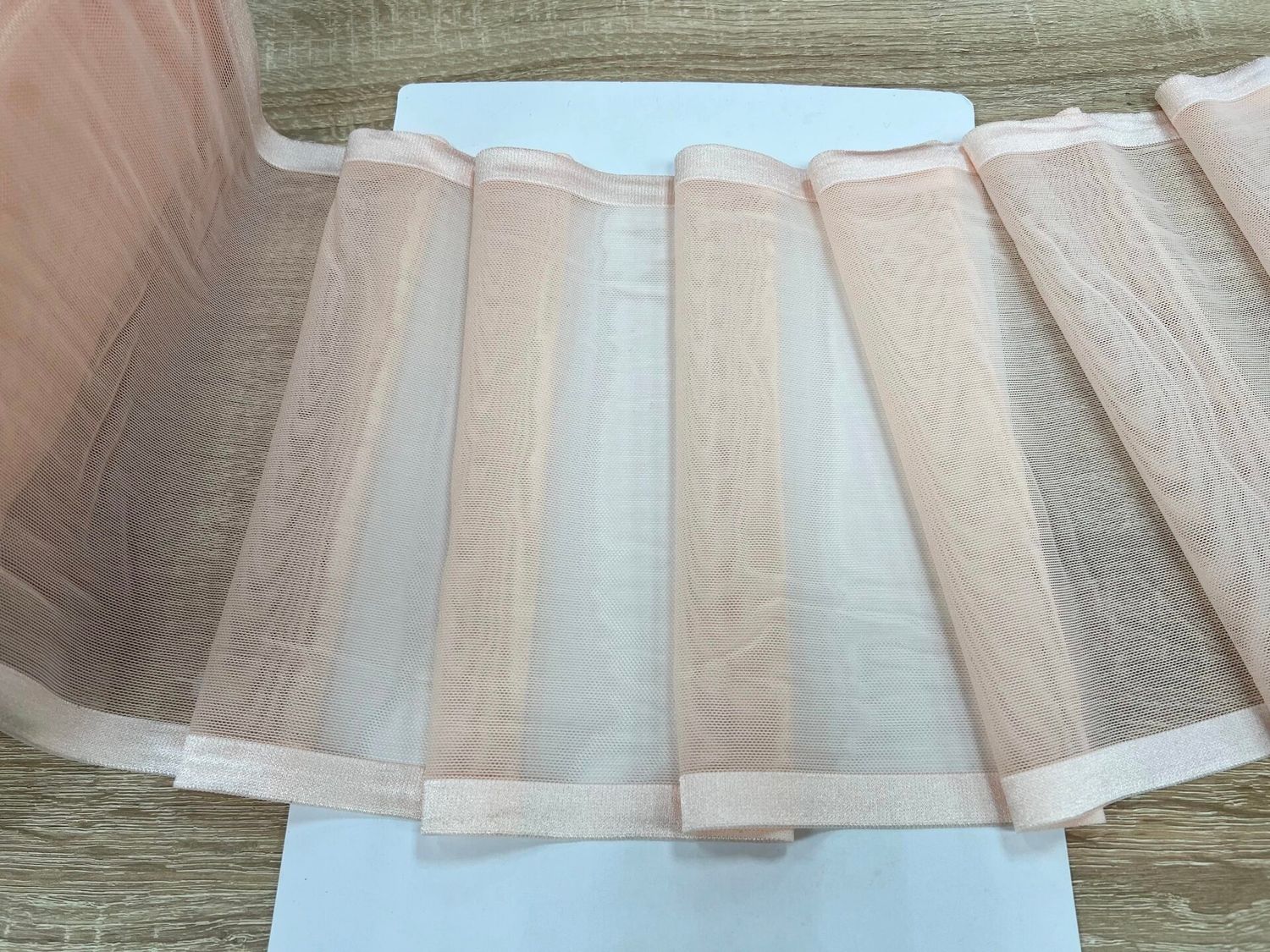 Elastic lace mesh E2263 (D) peach
