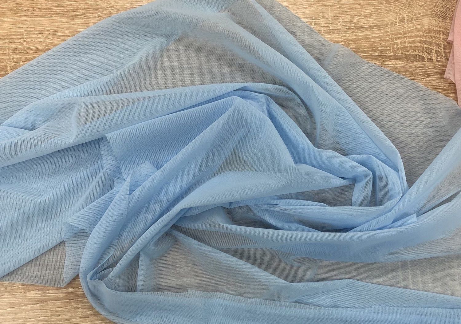 Elastic mesh 03110 180 sky blue