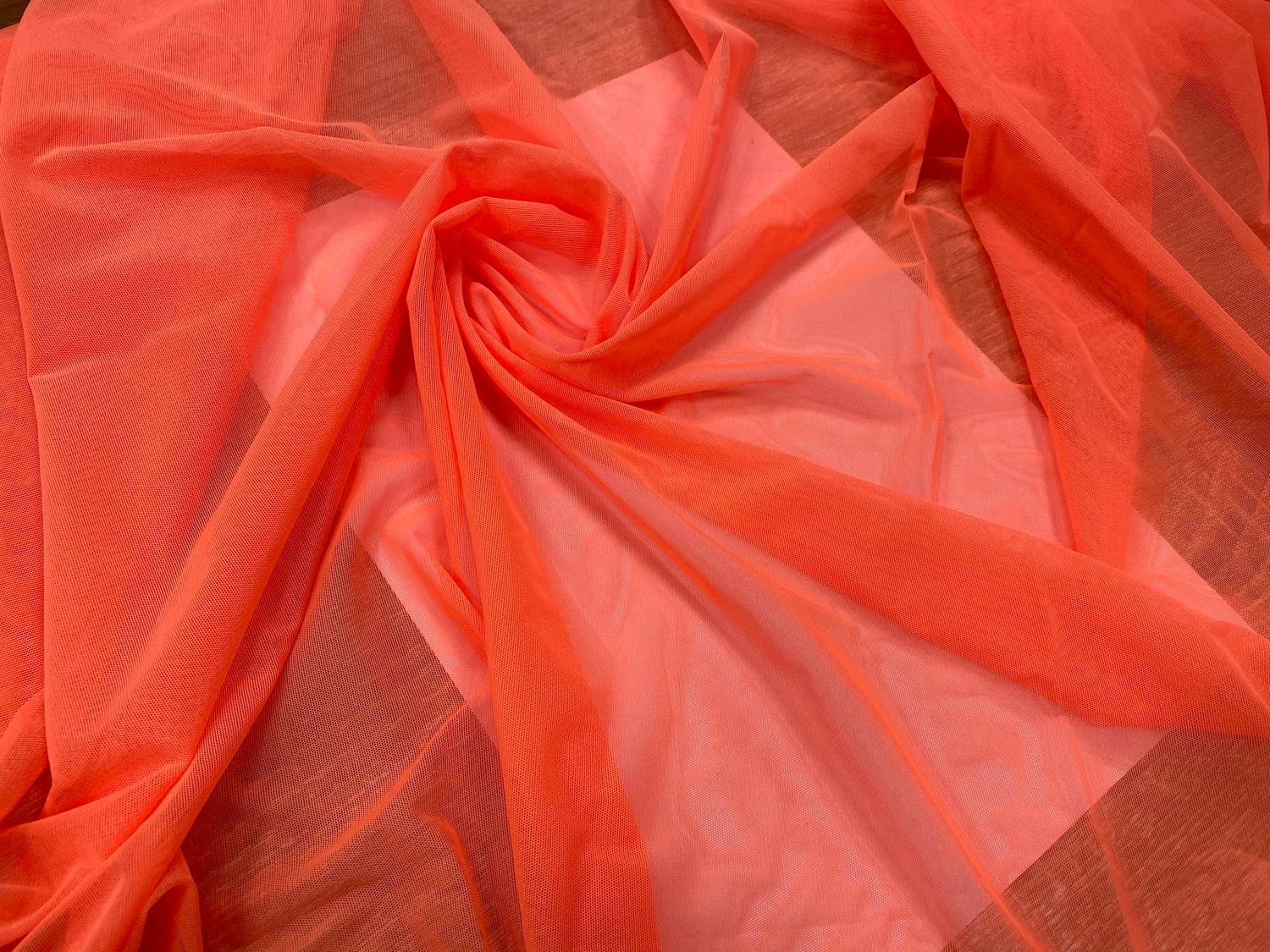Elastic mesh orange neon 1meter