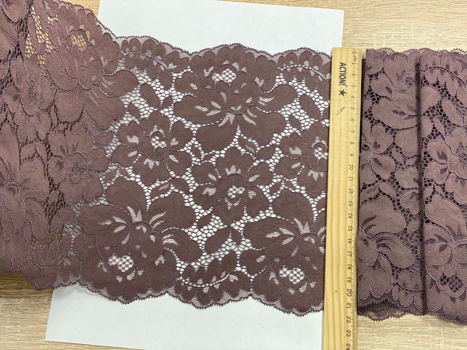 Elastic lace AG-1230 lilac