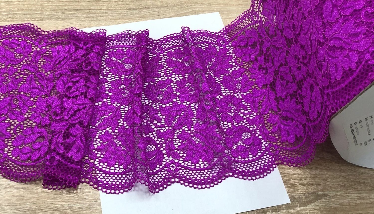 Elastic lace DE-901 pink pansy (SEI)