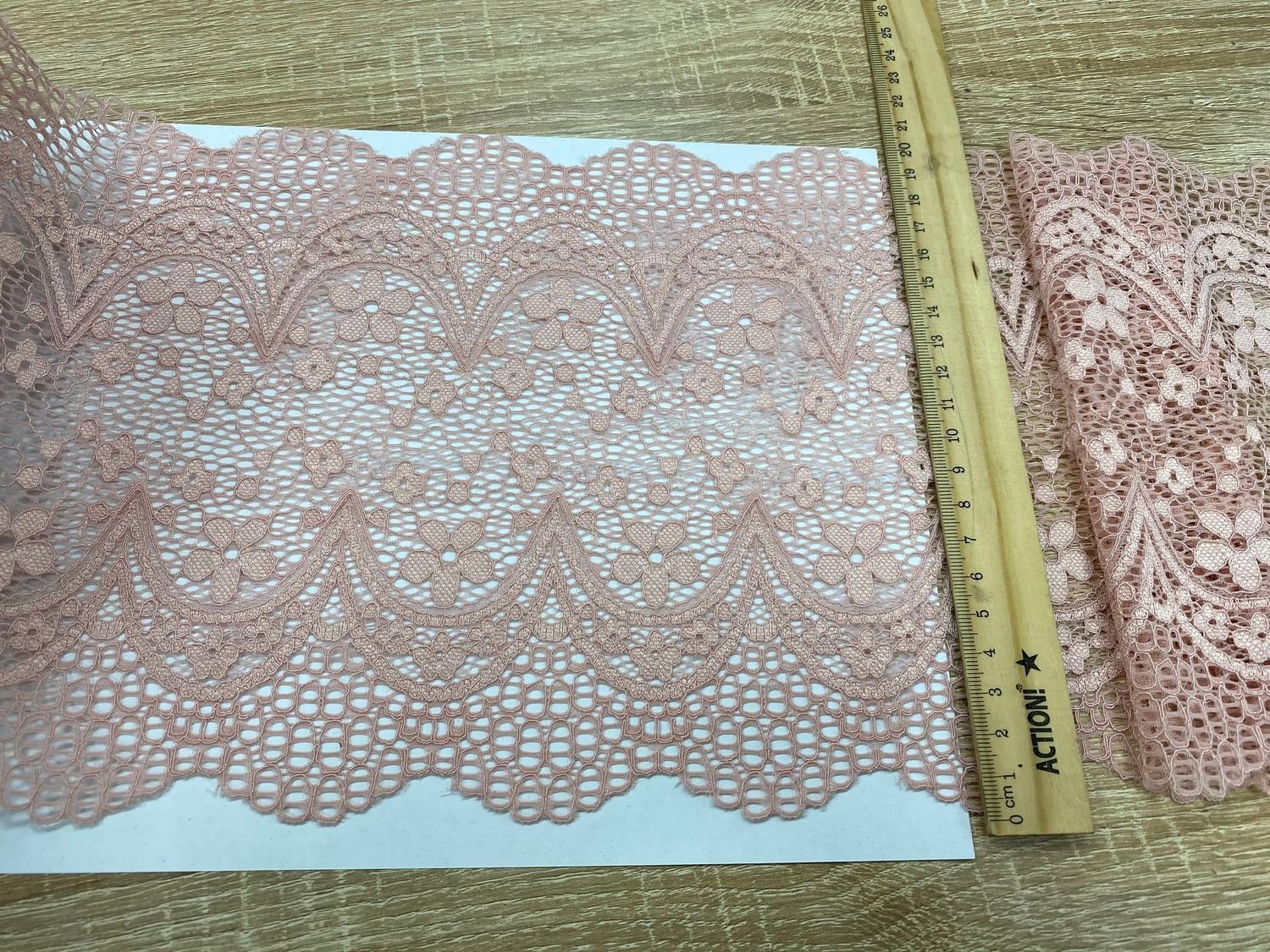 Elastic lace MO-D011 coral almond