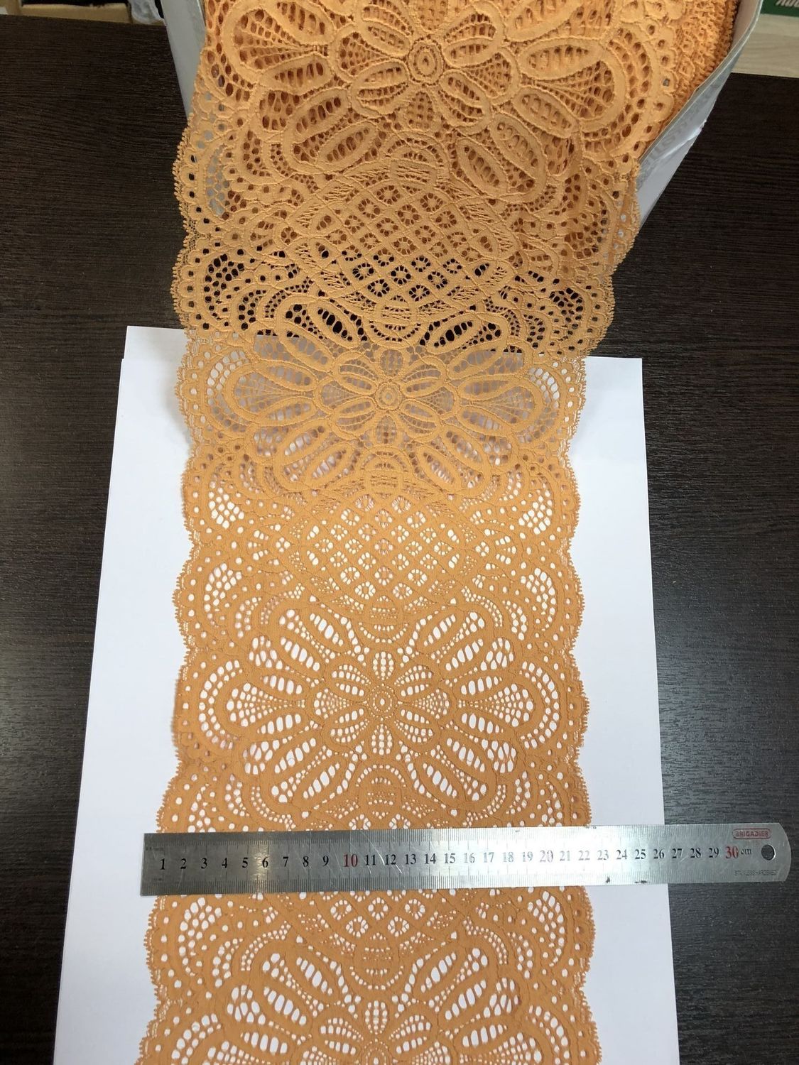Elastic lace NG-1005 pumpkin