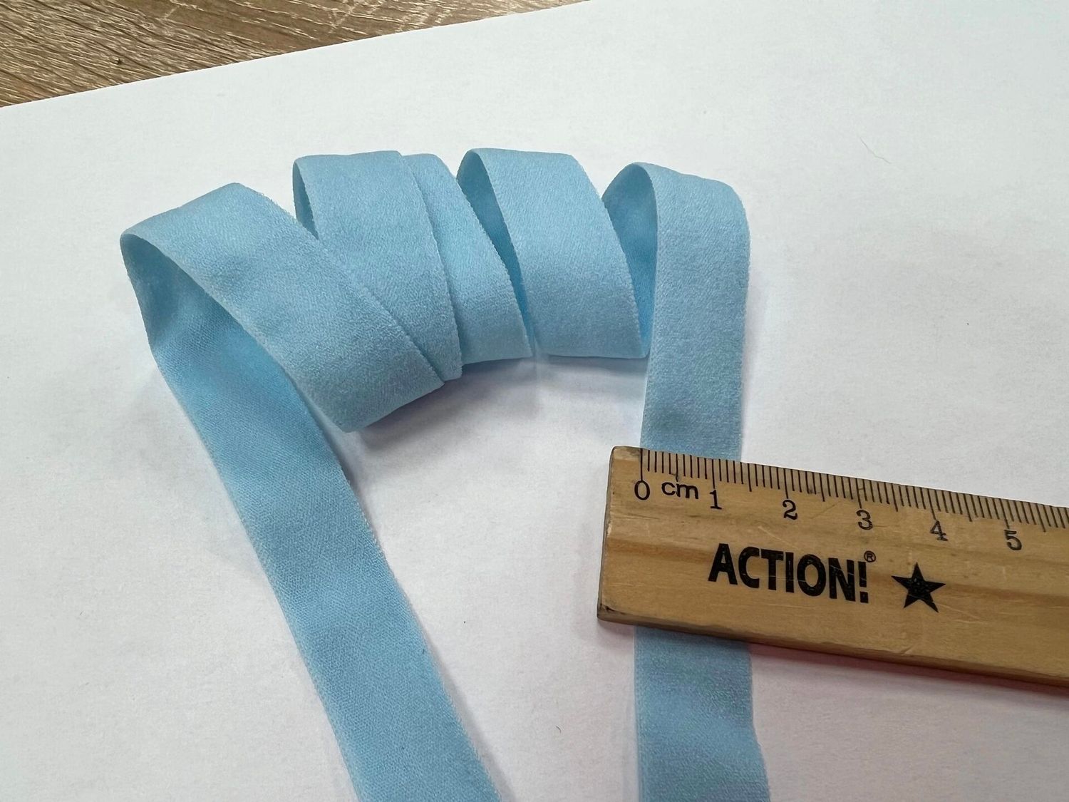 Elastic tape 15mm light.sky blue (50m)