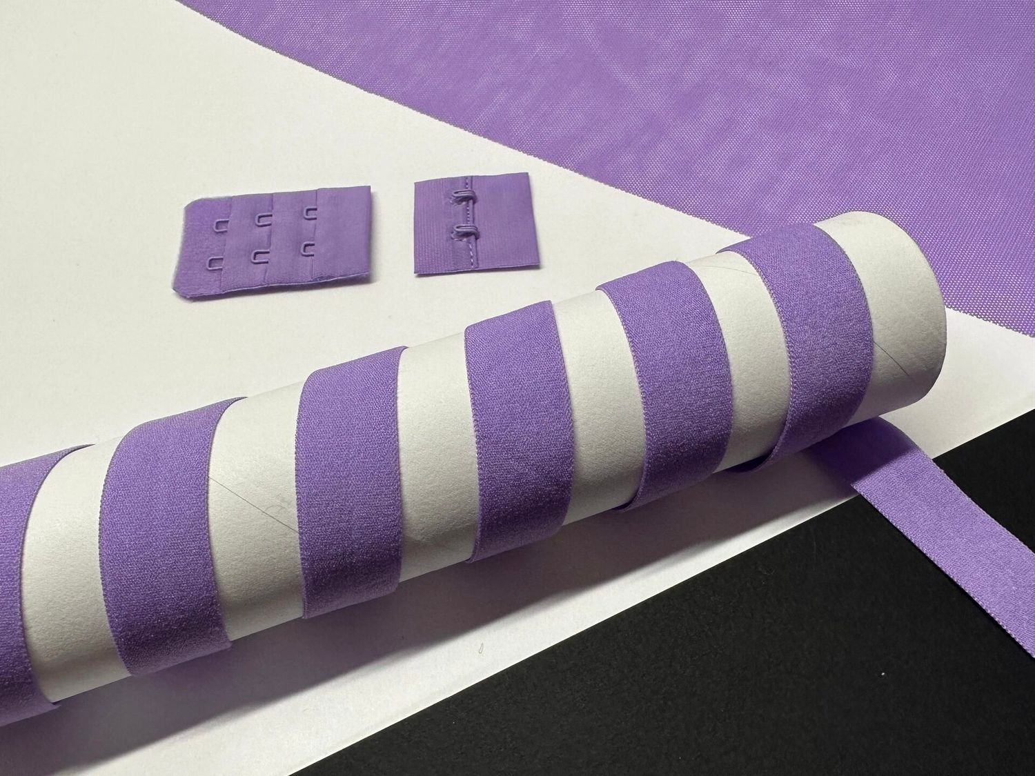 Elastic tape 20mm lavender (50m)