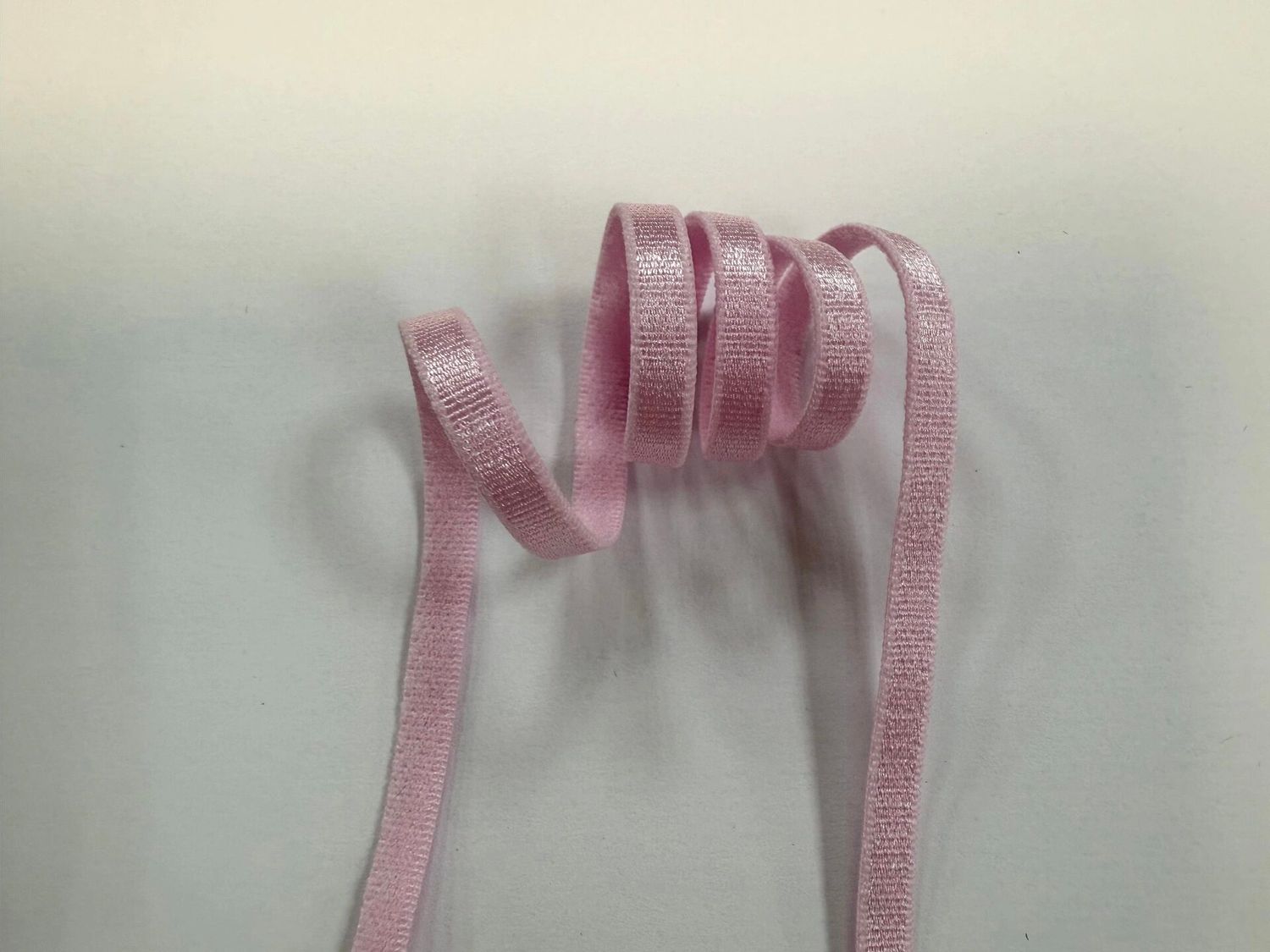 Lingerie bra strap elastic 5mm soft pink (50m)