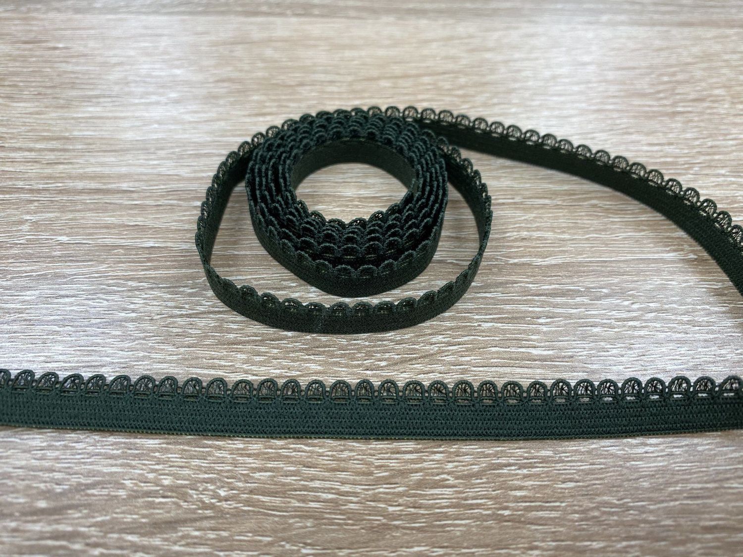 Decorative lingerie elastic 09 K 1311-Q khaki
