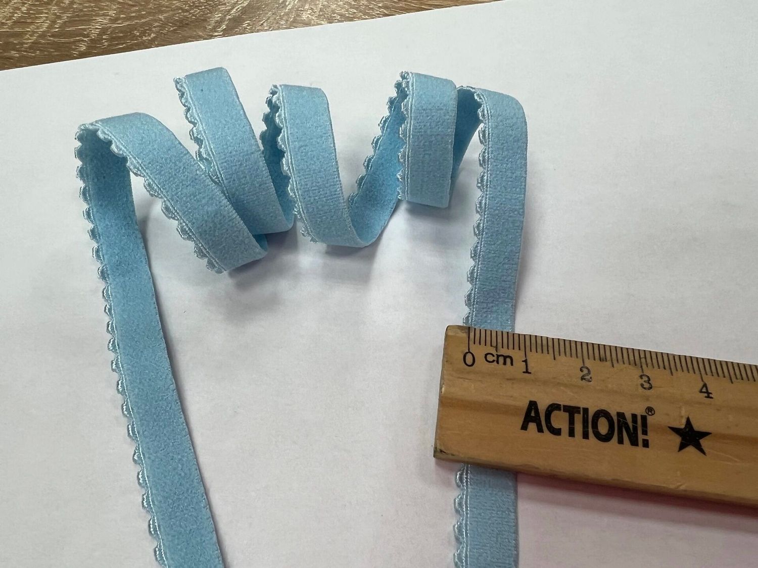 Decorative lingerie elastic 10 W 558 light.sky blue (50m)
