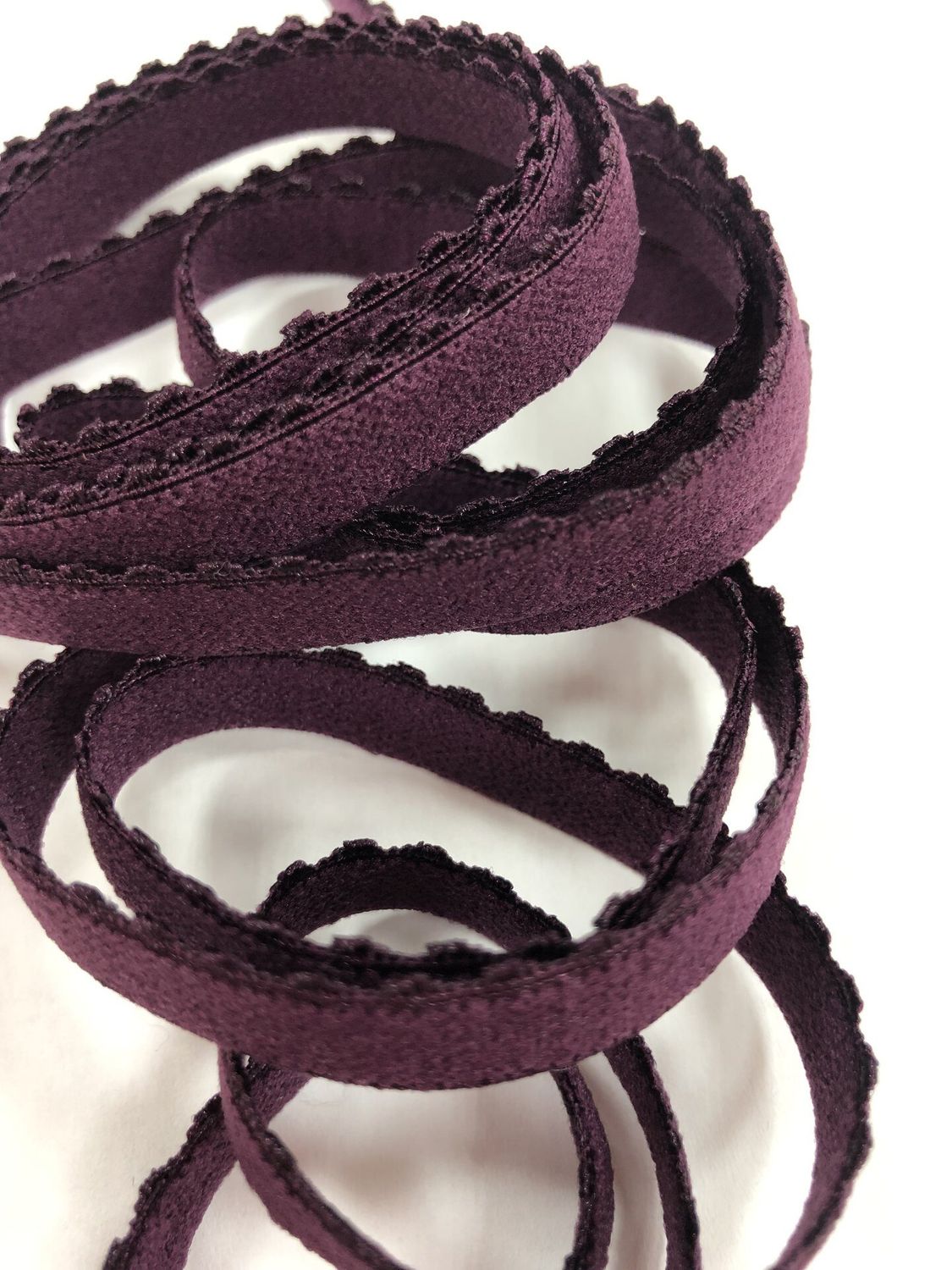 Decorative lingerie elastic 10 W 558 plum