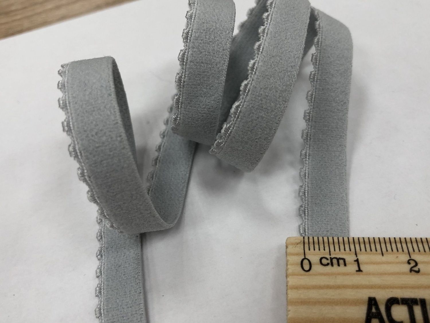 Decorative lingerie elastic light.grey 10mm 50m