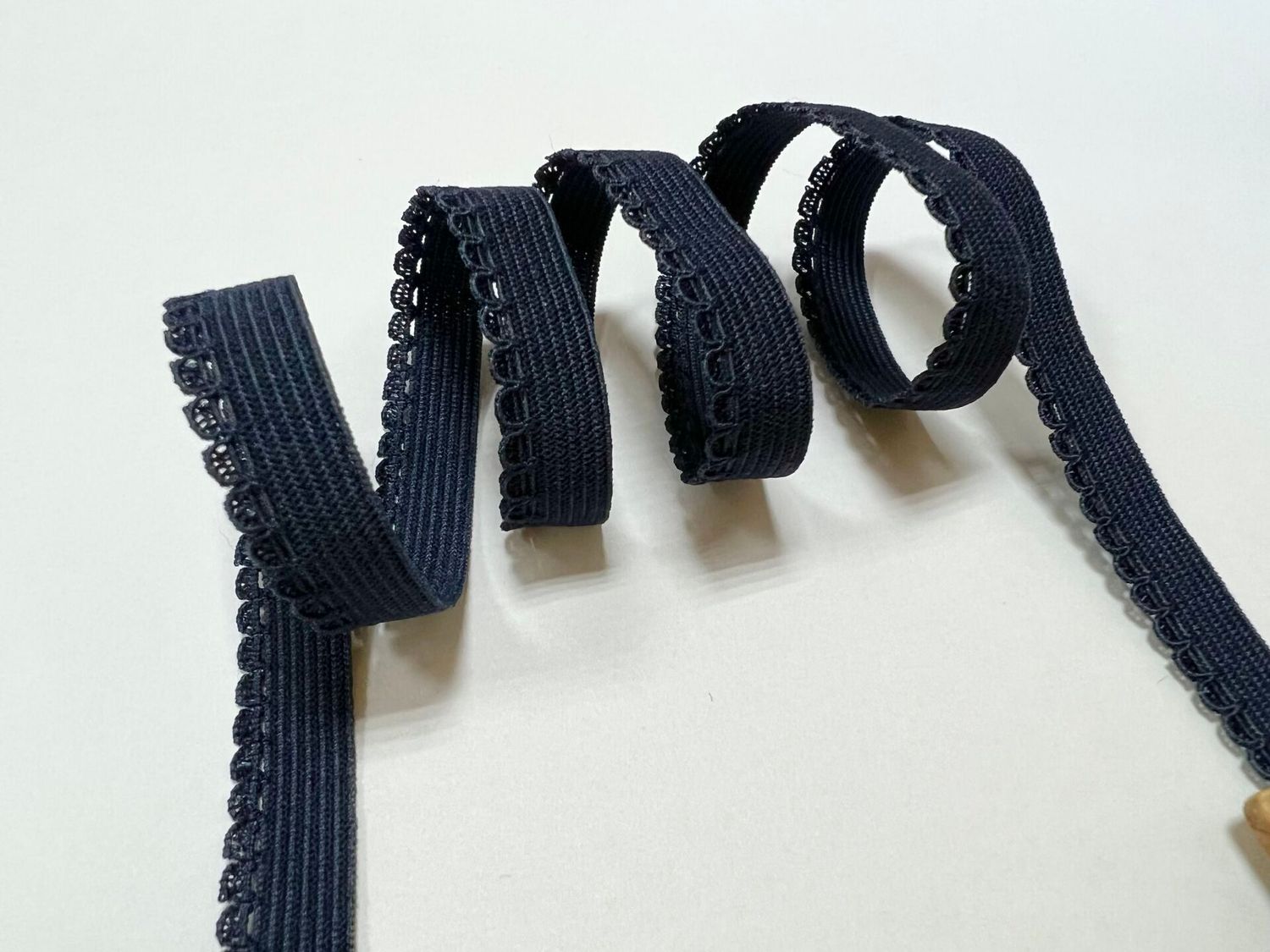 Decorative lingerie elastic dark blue 9mm (50m)