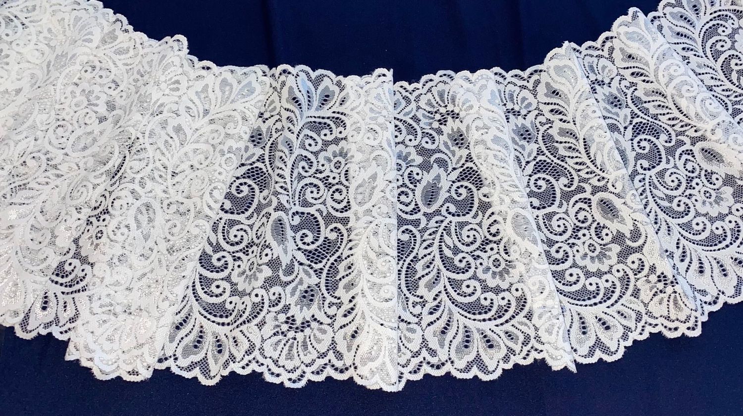 Elastic lace JN-1101 ecru