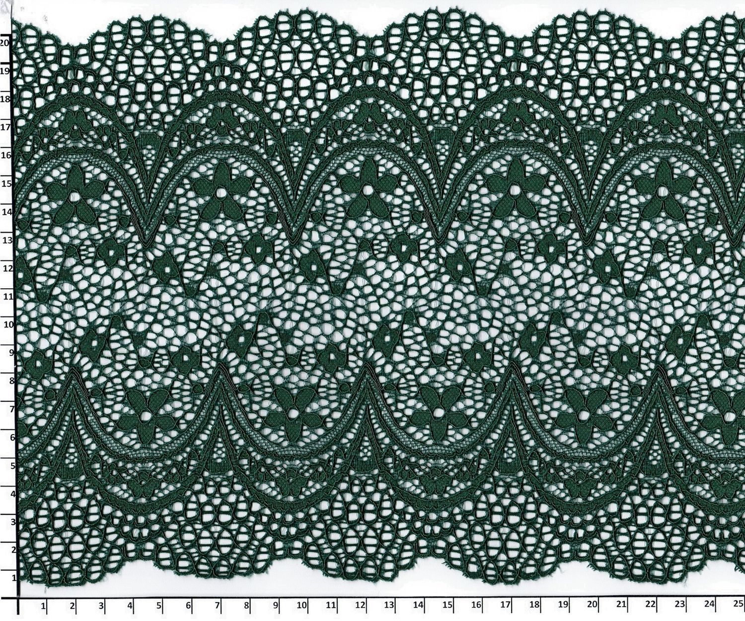Elastic lace MO-D011 green