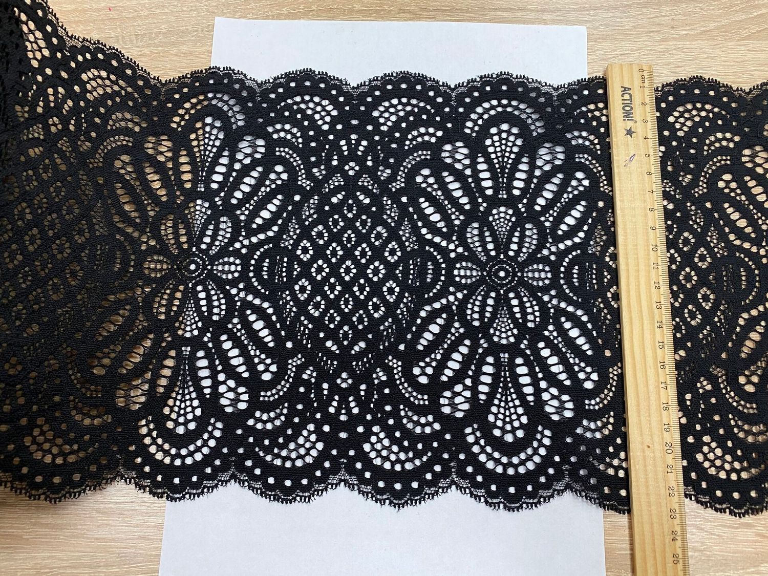 Elastic lace NG-1005/22 black