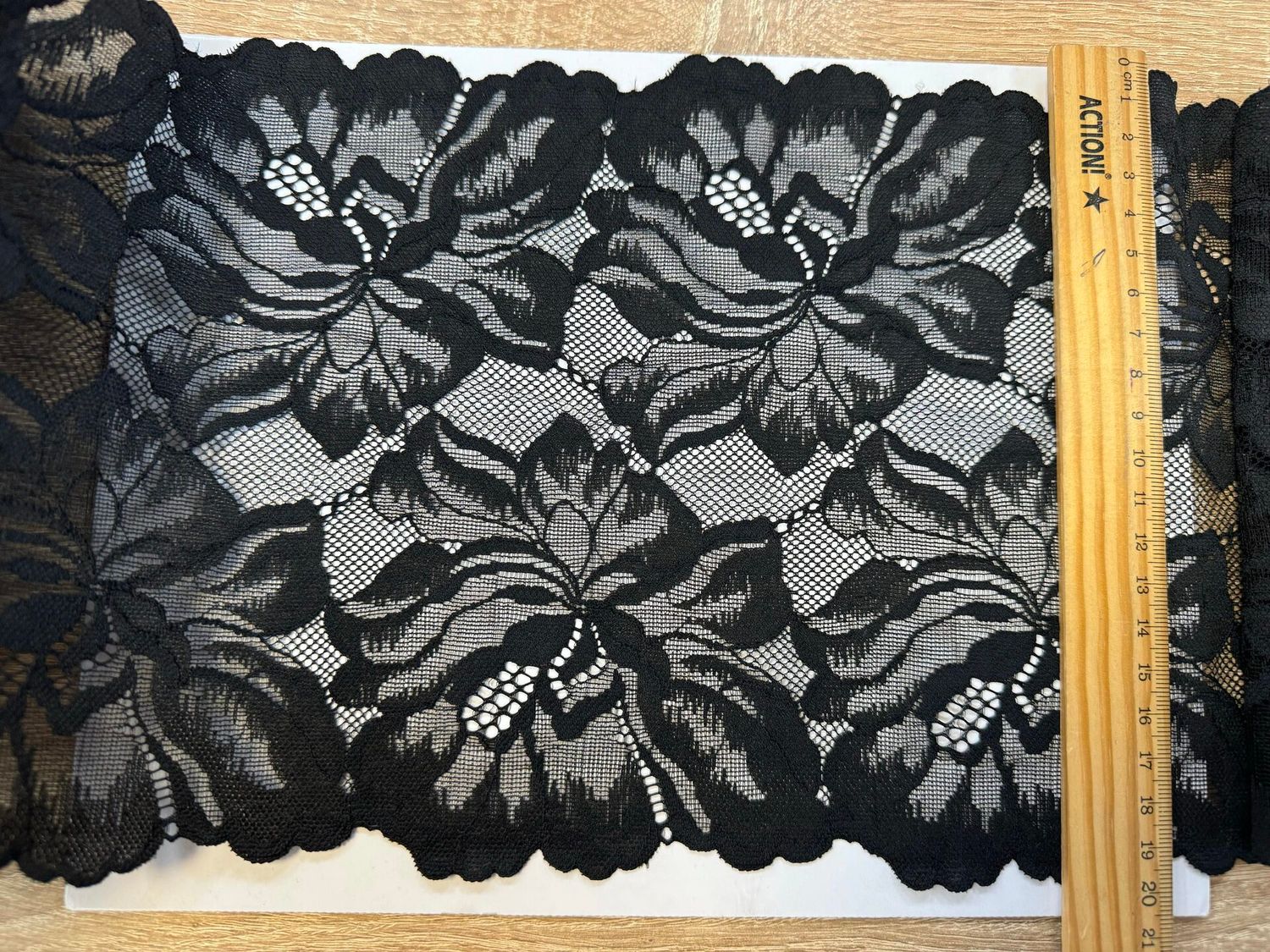 Elastic lace NI-1277/19 black