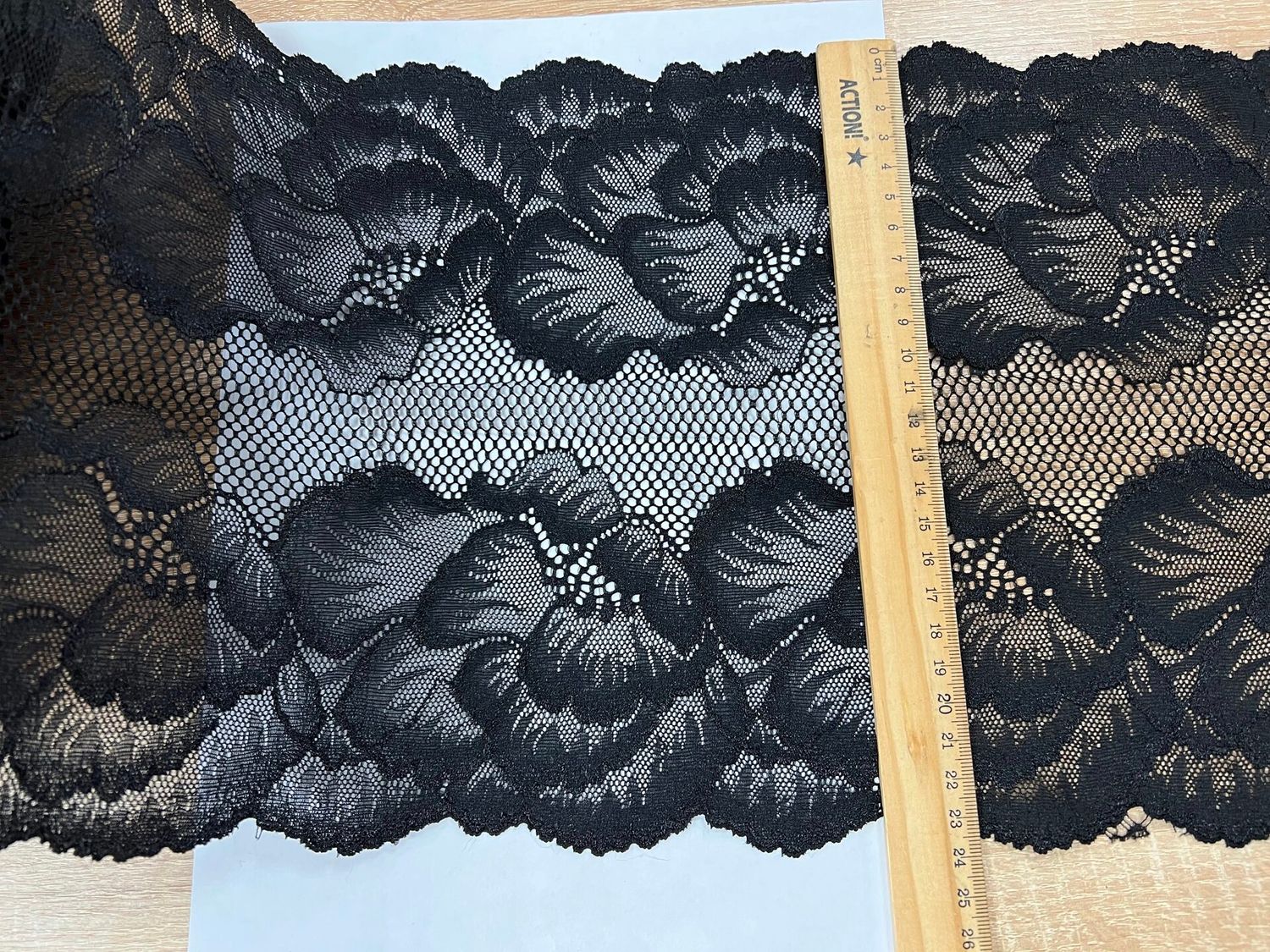 Elastic lace NV-9084 black