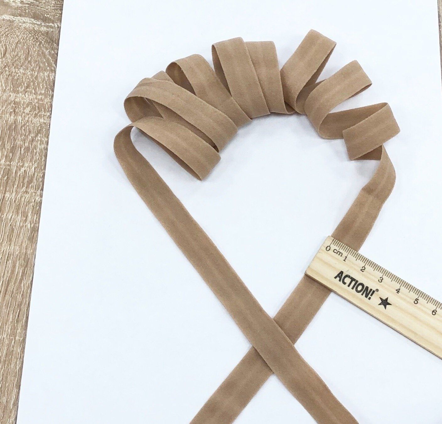 Elastic tape 15 W 626 nude (tanned skin tone with pinkish tint) (50m)