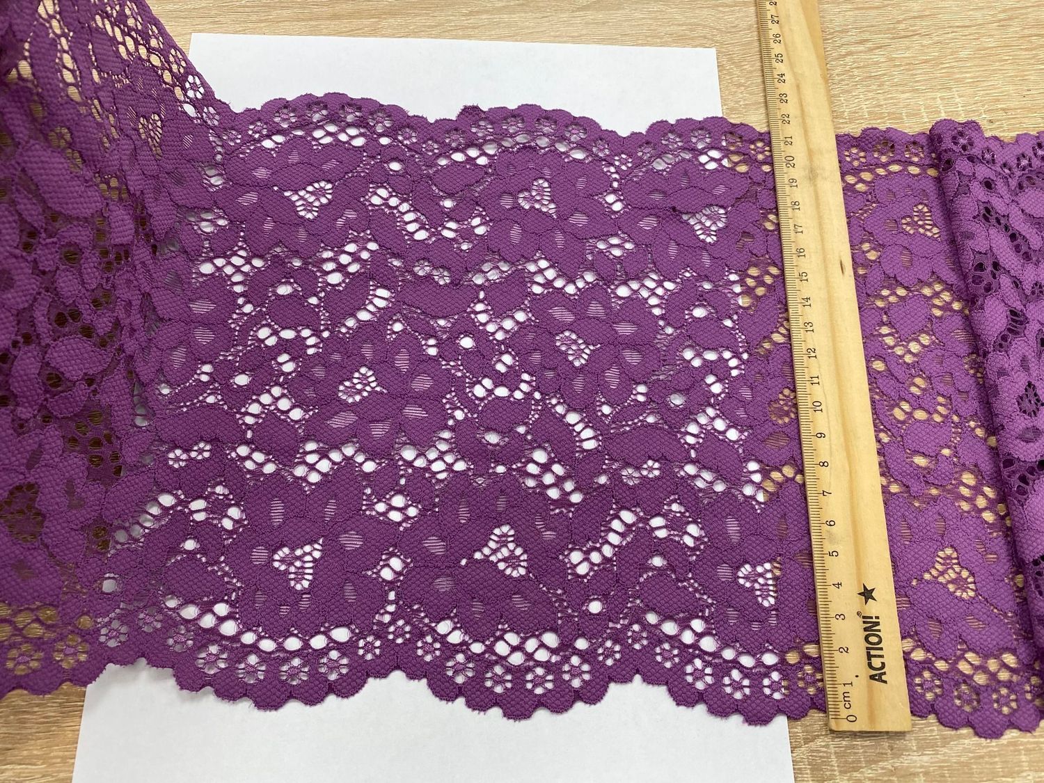 Elastic lace NG-1006 light. violet