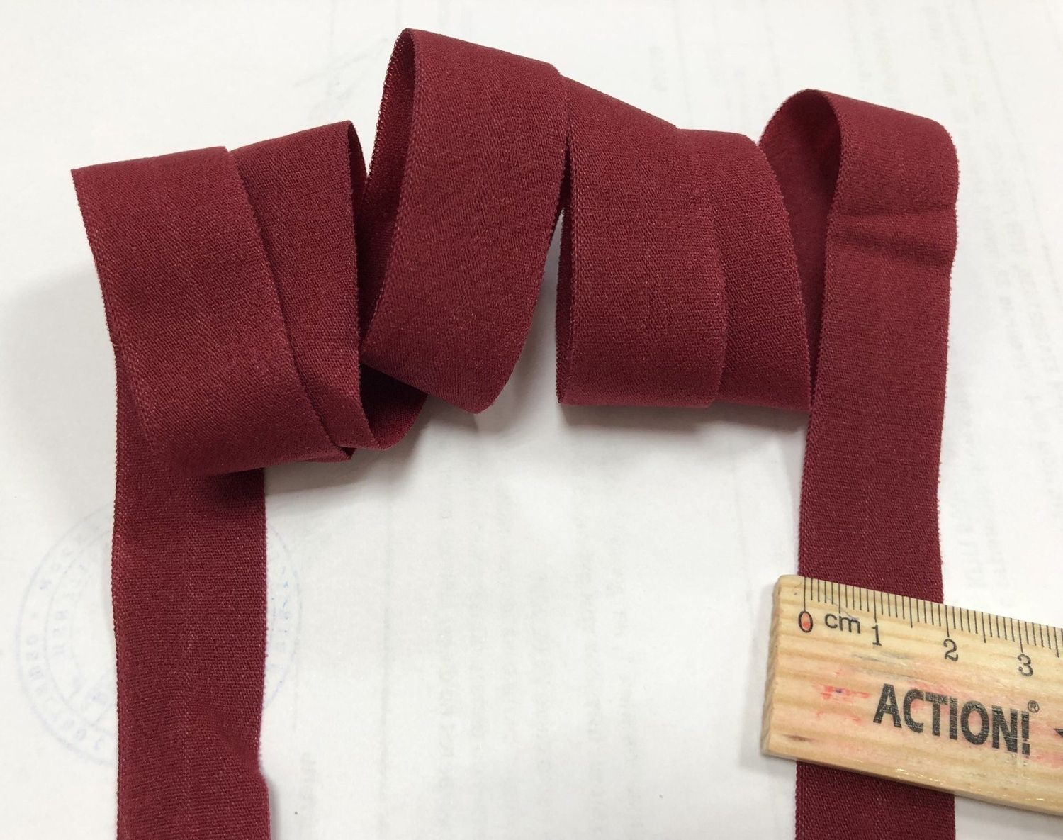 Elastic tape 20mm bordeaux (50m)