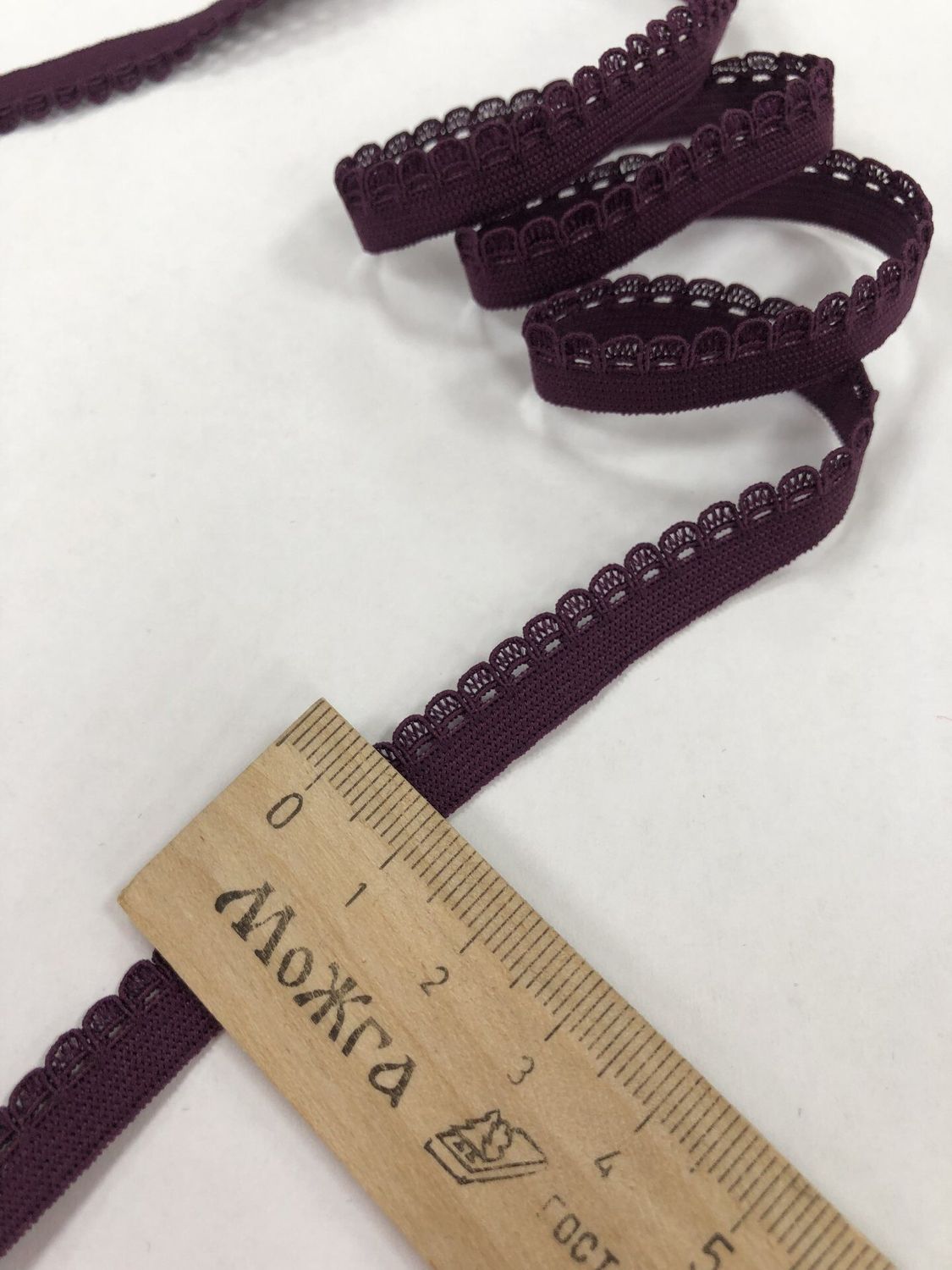 Decorative lingerie elastic 09 K 1311-Q plum (50m)