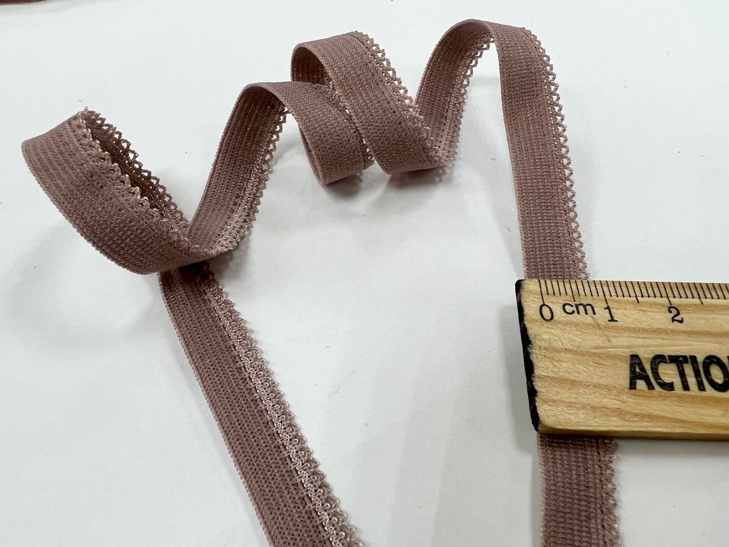 Decorative lingerie elastic 10 K 1186 coffee (50m)