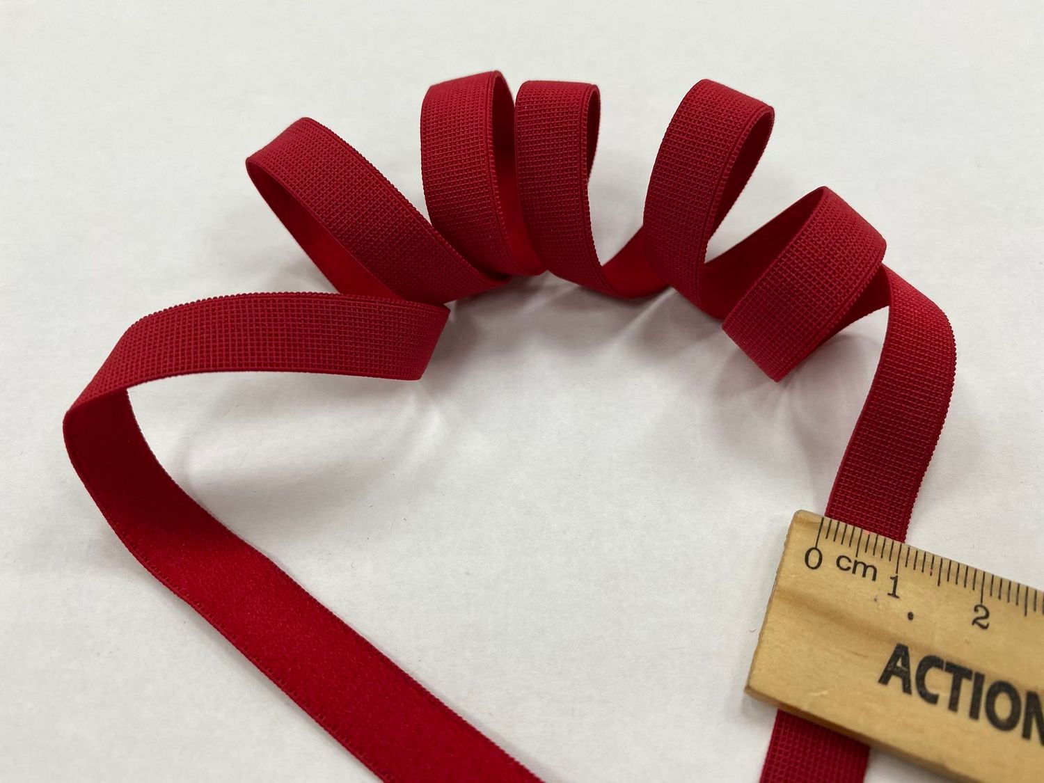 Underbust elastic lingerie 10mm dark.red matte (50m)