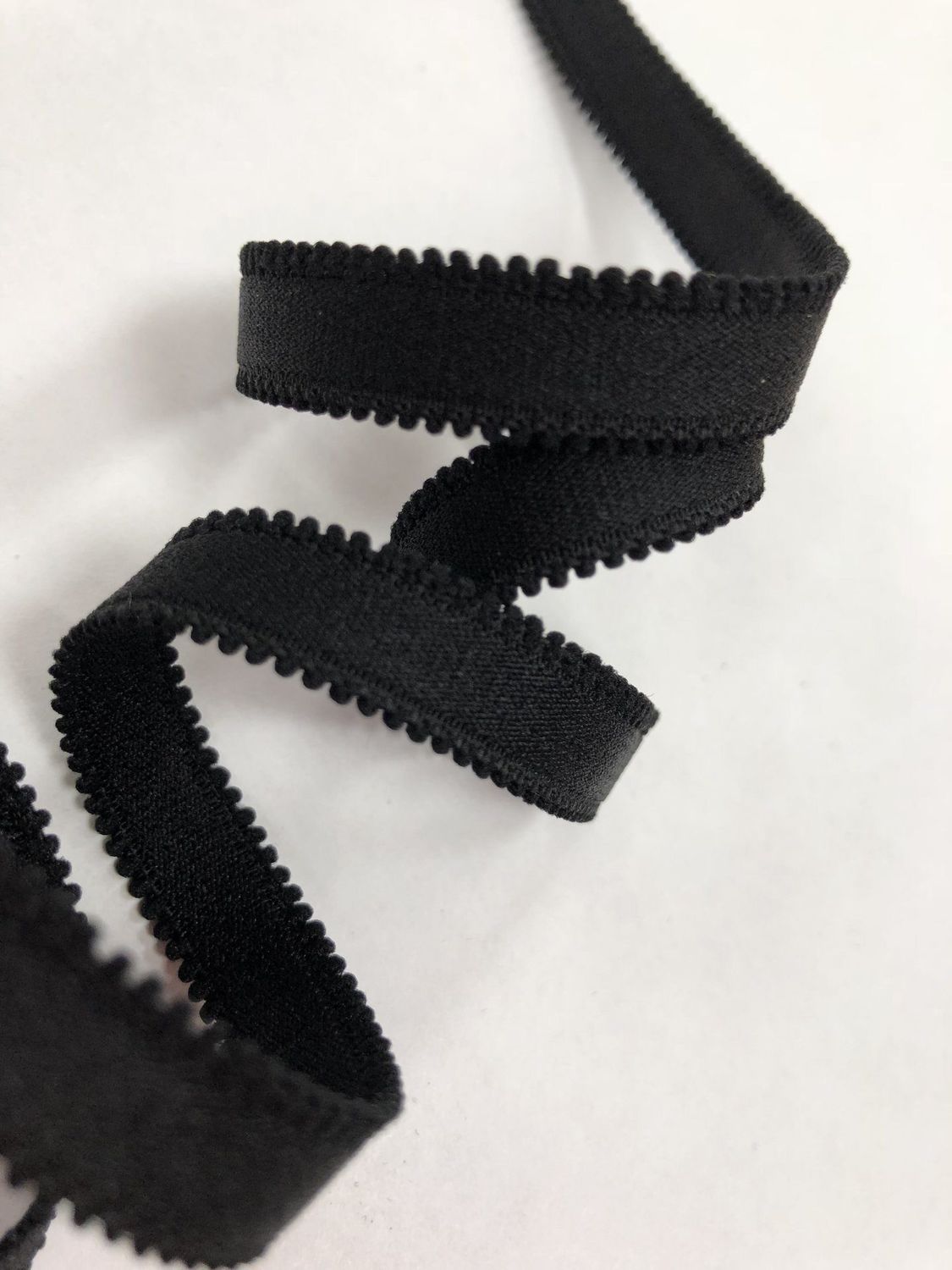 bra strap elastic black 50 meters