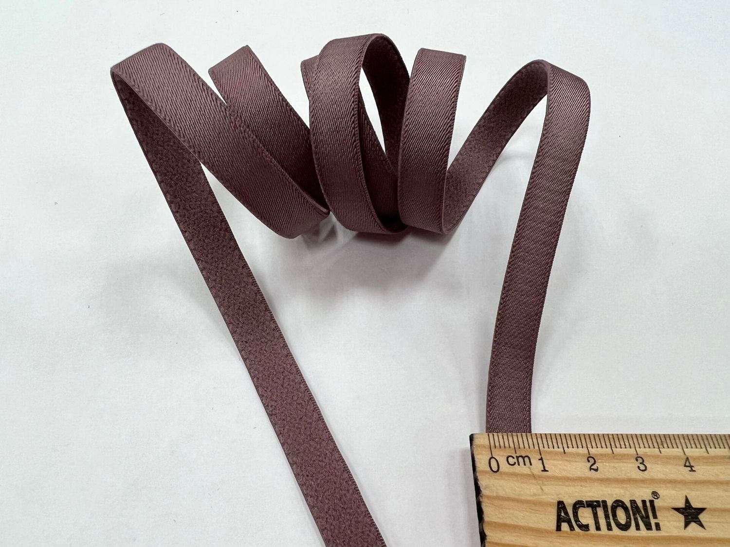 bra strap elastic coffee lilac 50 meters