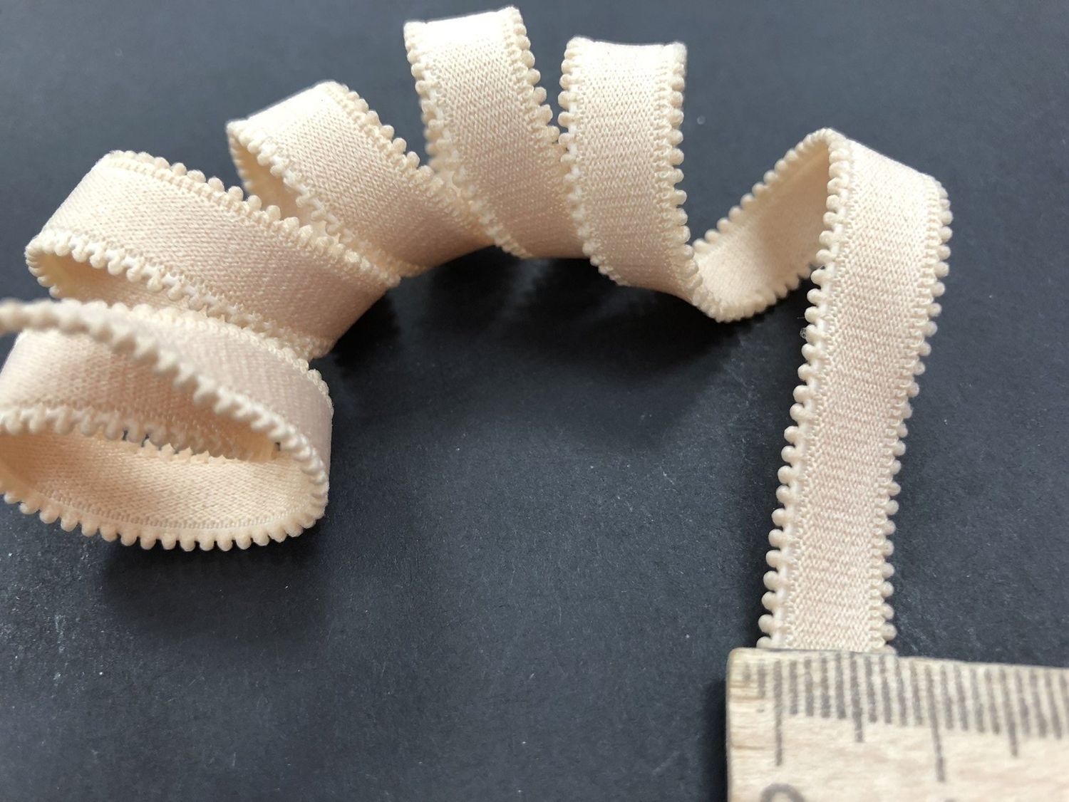 bra strap elastic beige 50 meters
