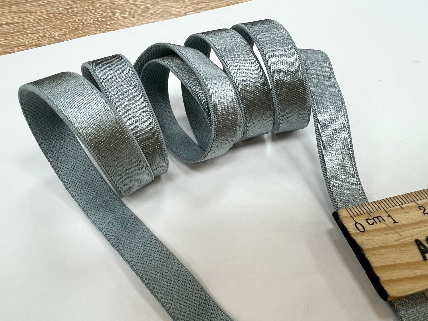 bra strap elastic flint grey 17-4405 50 meters