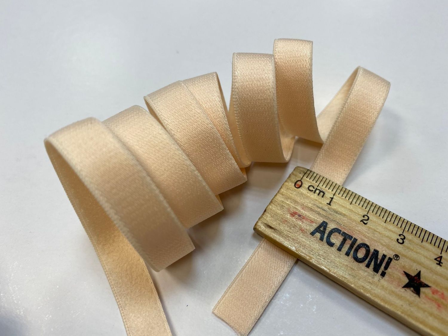 bra strap elastic peony matte 50 meters