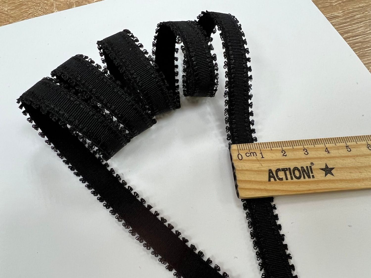 bra strap elastic black 50 meters