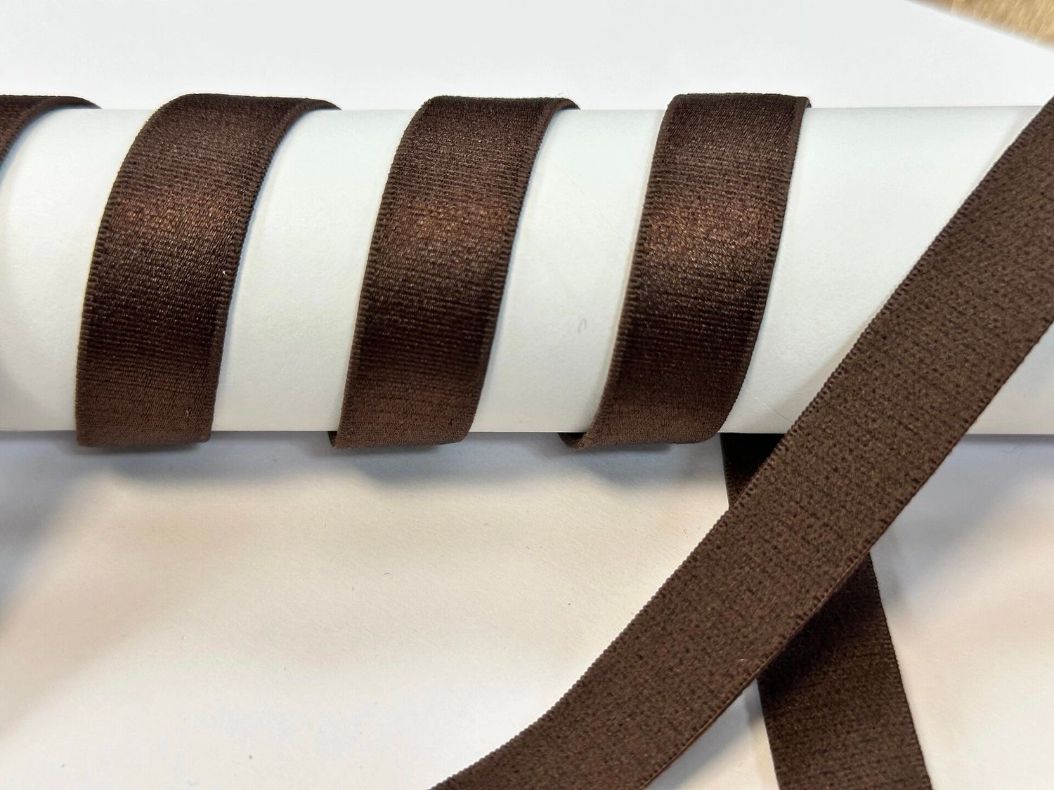 bra strap elastic chocolate 50 meters