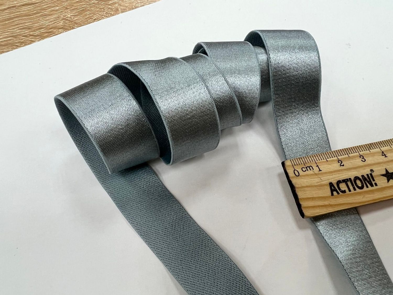 bra strap elastic flint grey 17-4405 50 meters