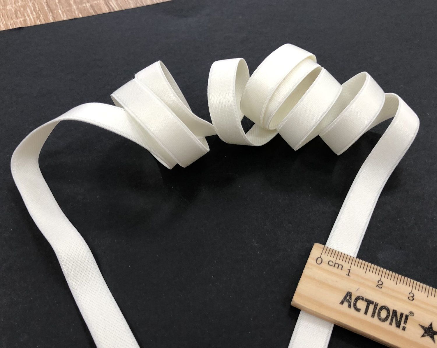 bra strap elastic champagne 50 meters