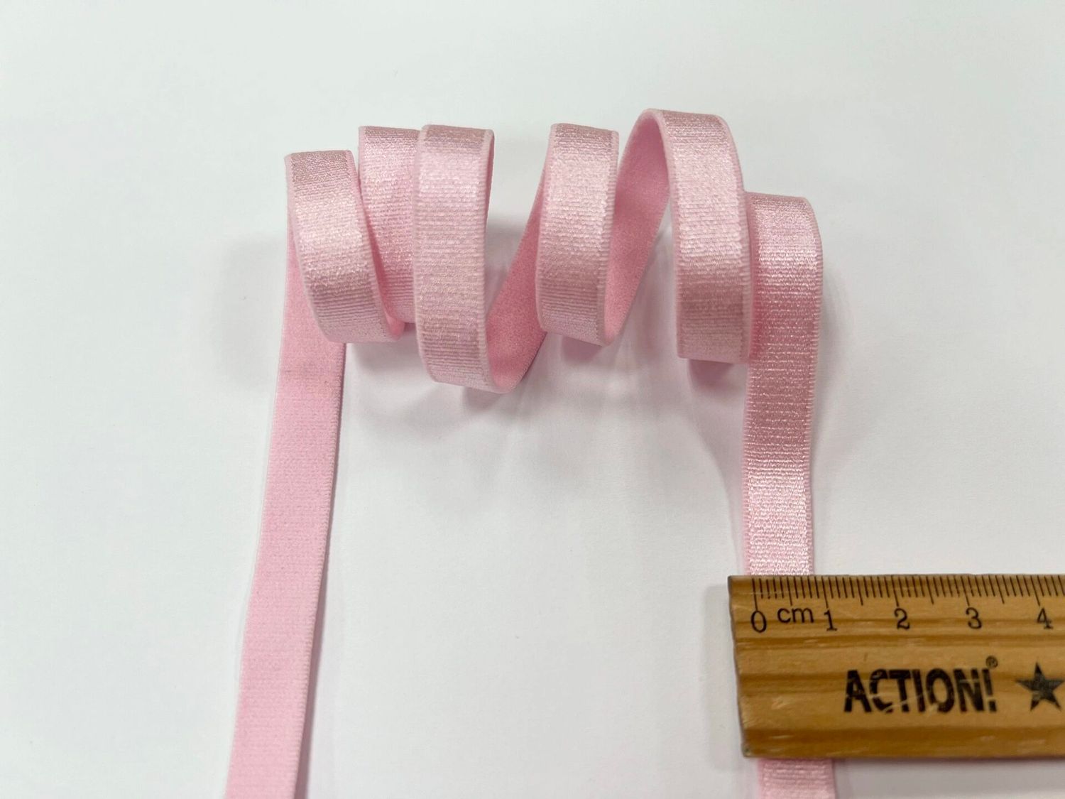 bra strap elastic soft pink 50 meters