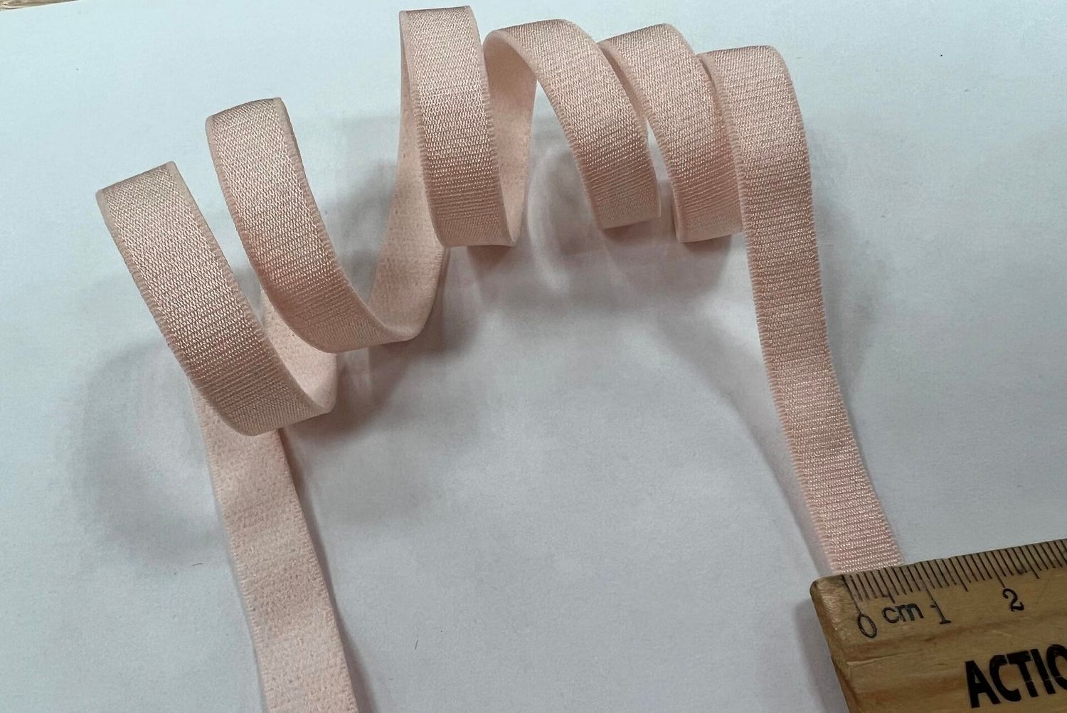 bra strap elastic pink salmon 50 meters