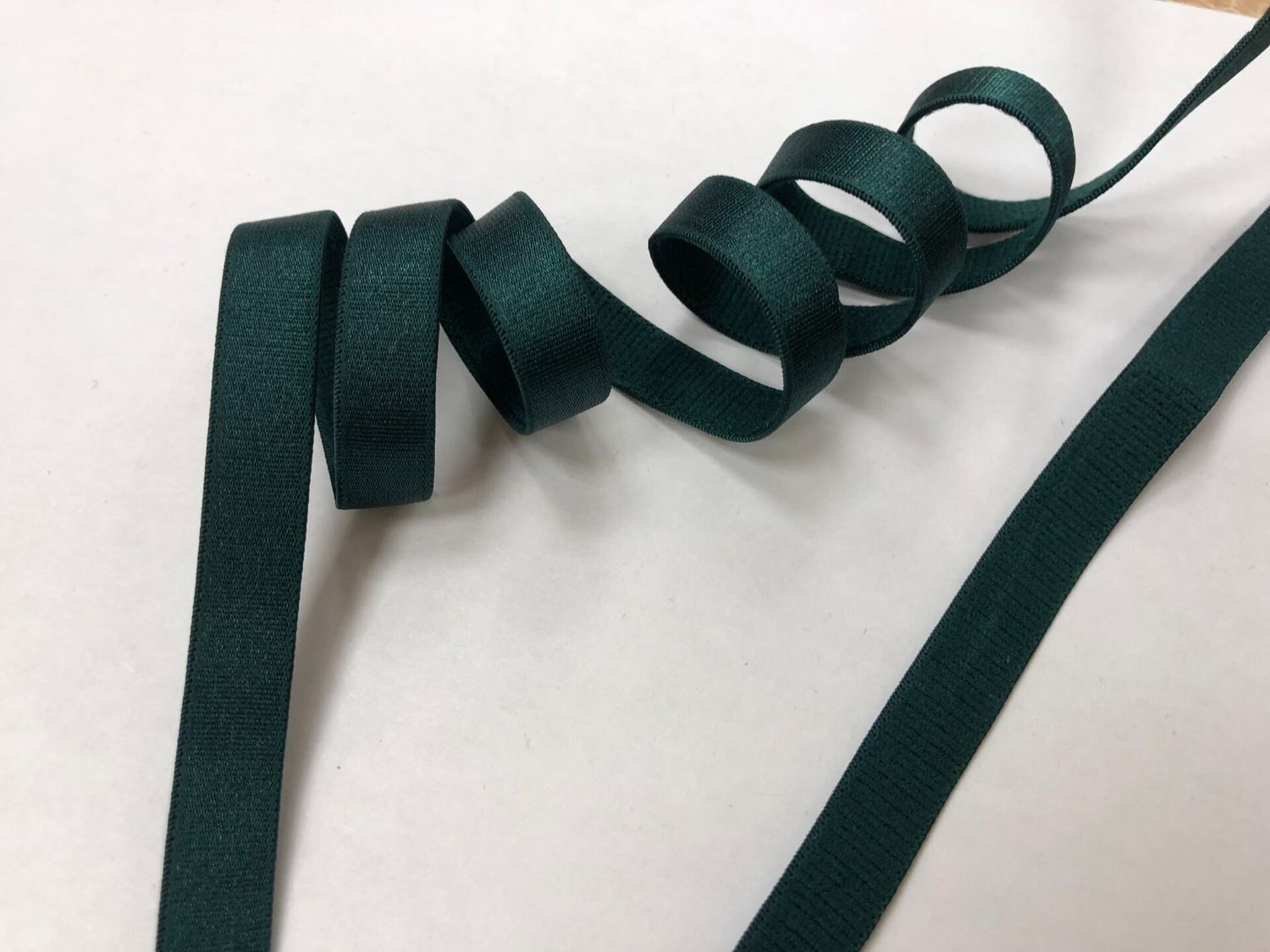 bra strap elastic dark green 50 meters