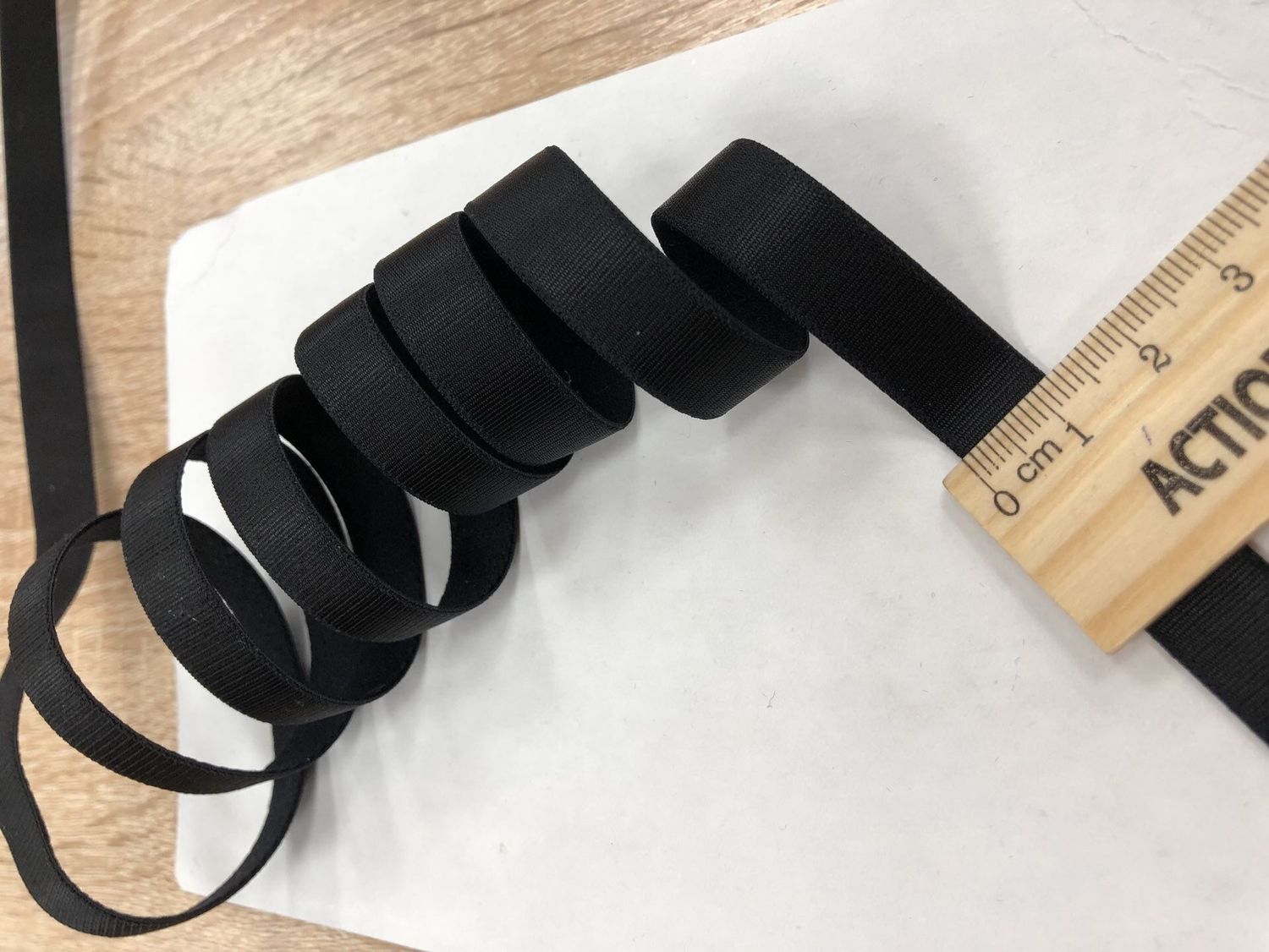 bra strap elastic black 50 meters