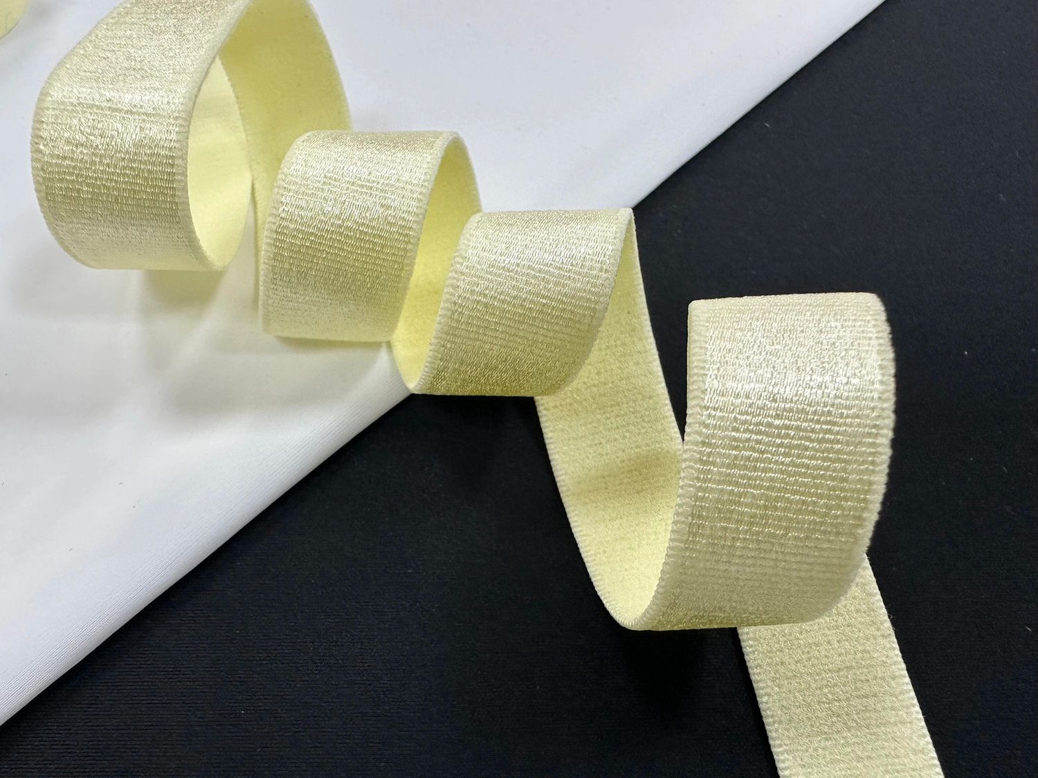 bra strap elastic butter cream 50 meters