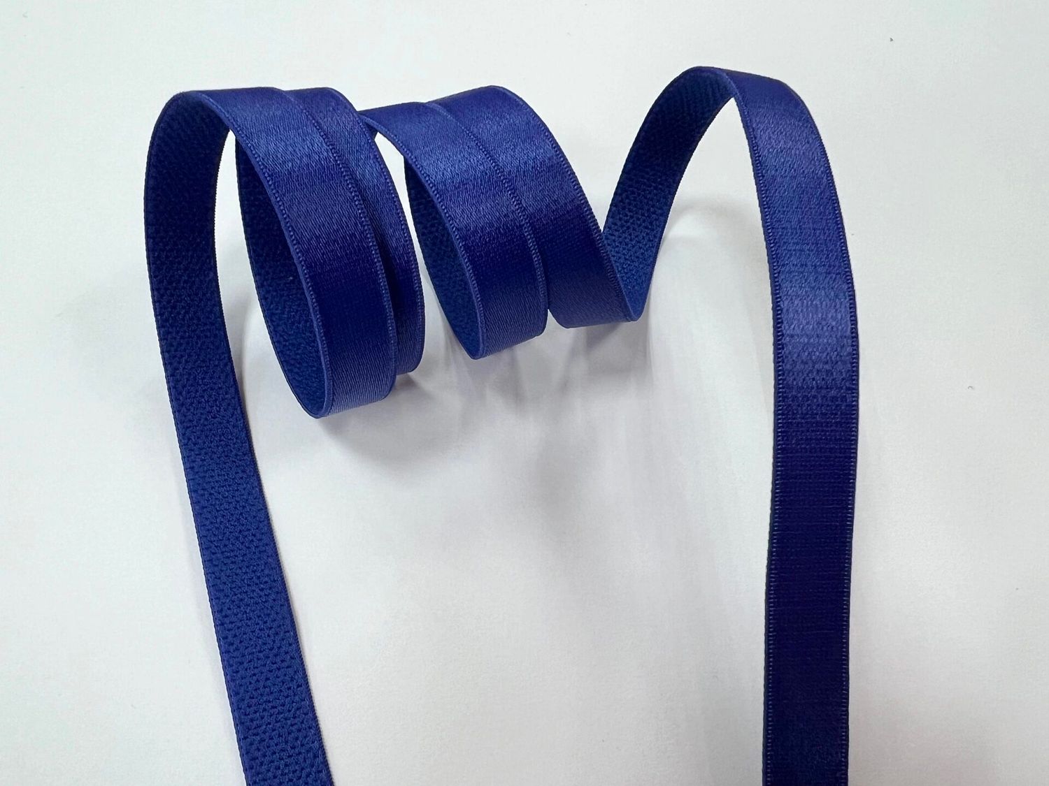 bra strap elastic cornflower glossy 50 meters