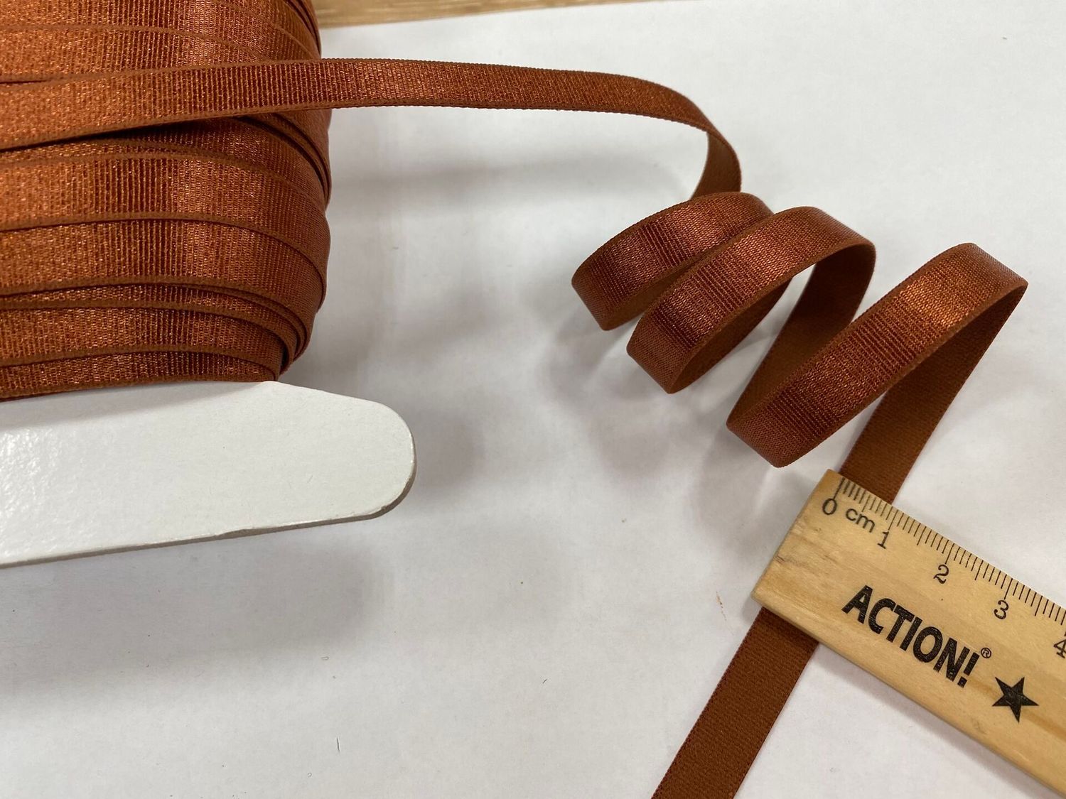 bra strap elastic leather brown 50 meters